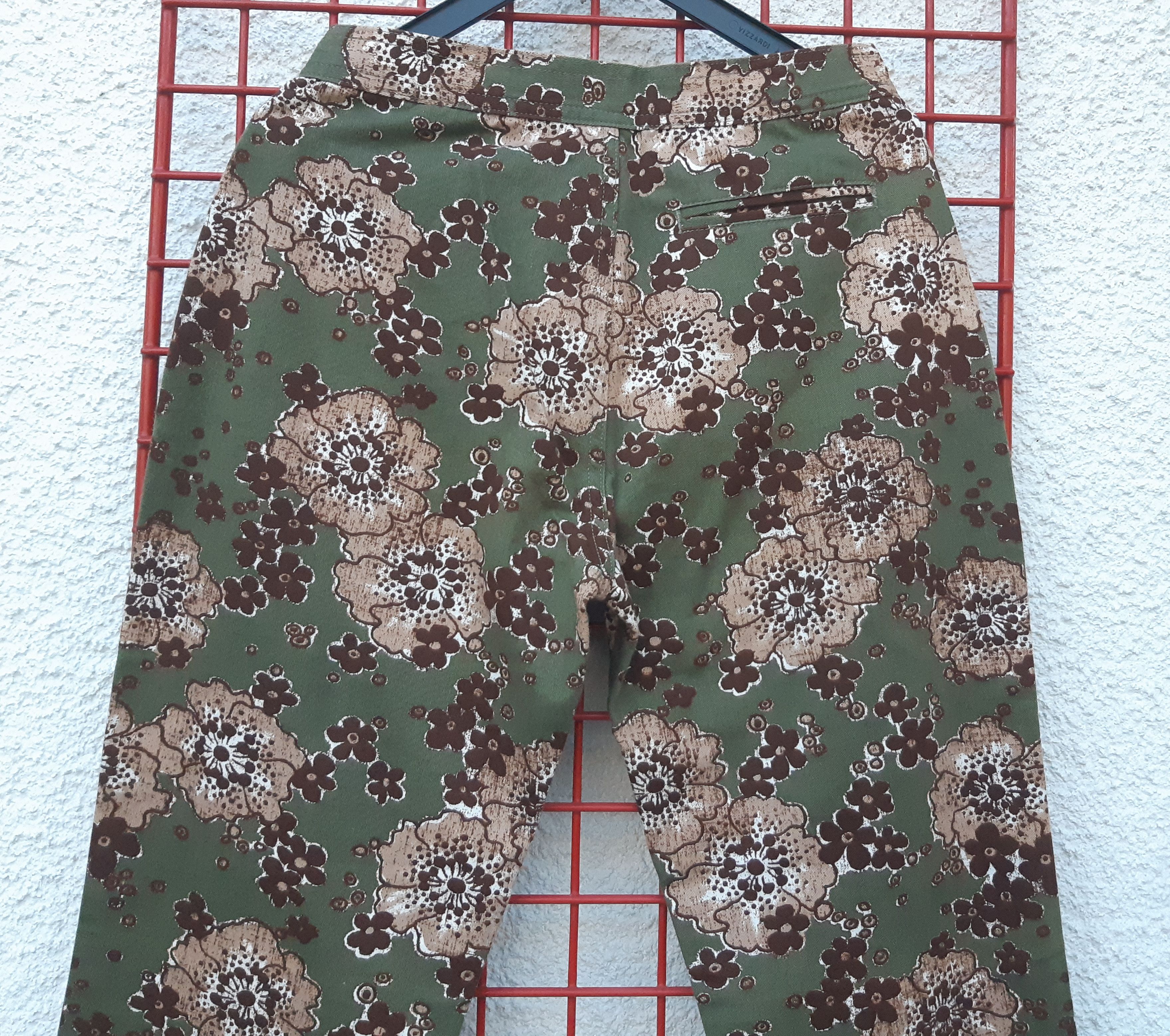 Other Vintage 90s CHARRO floral pants Italy size 28 NWT Size 28" / US 6 / IT 42 - 3 Thumbnail