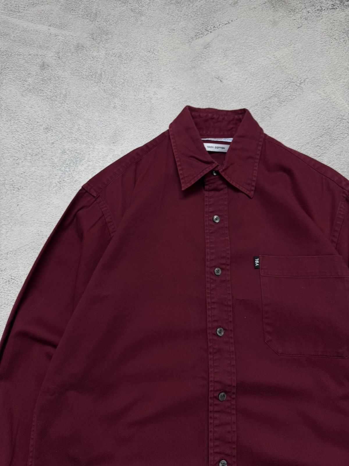 Saint Laurent Paris Vintage Y2k Yves Saint Laurent YSL Oxford Shirt 00’s Size US M / EU 48-50 / 2 - 6 Thumbnail