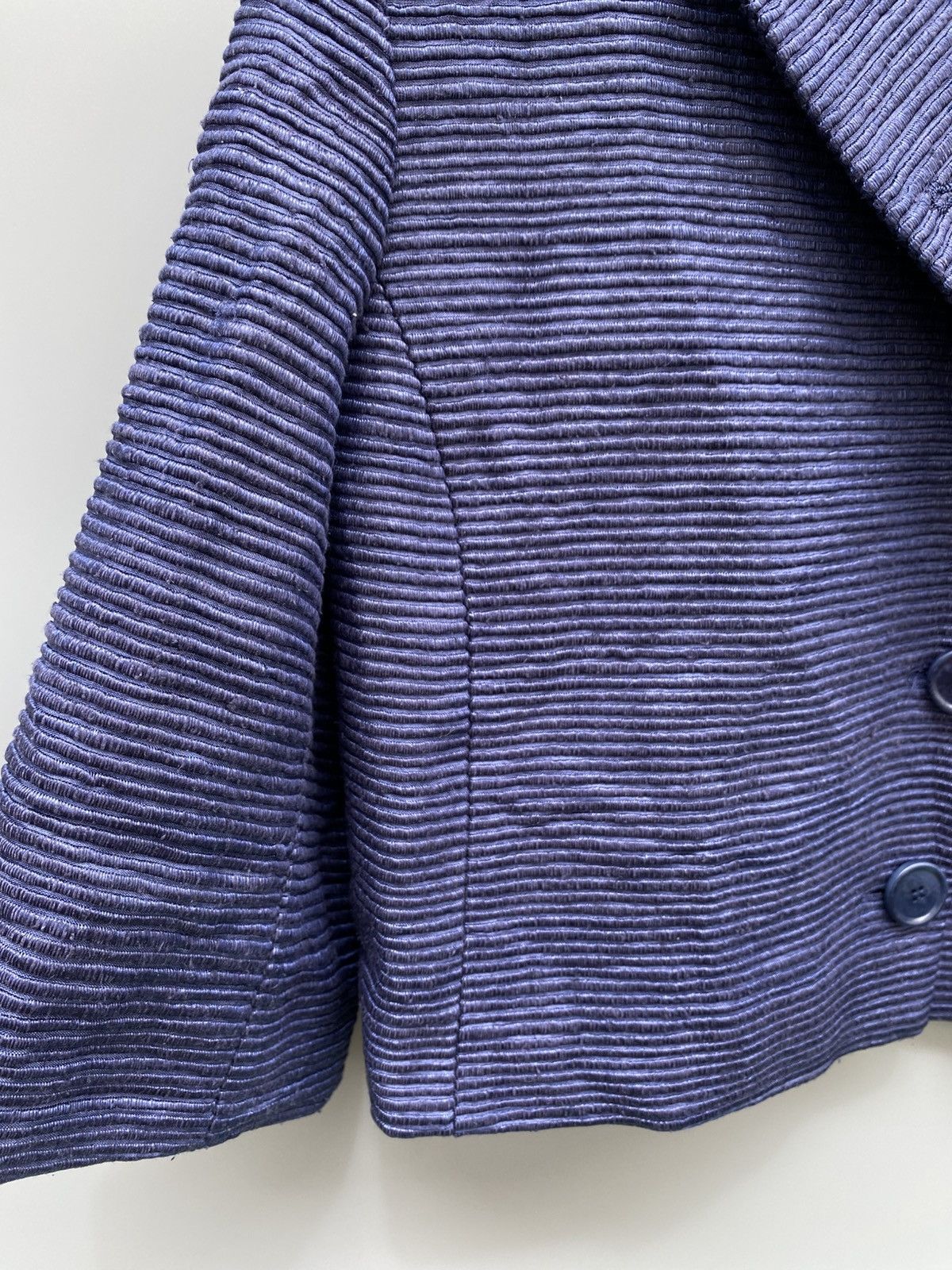 Akris Akris Punto- Cropped Mulberry Silk Jacket Size M / US 6-8 / IT 42-44 - 12 Thumbnail