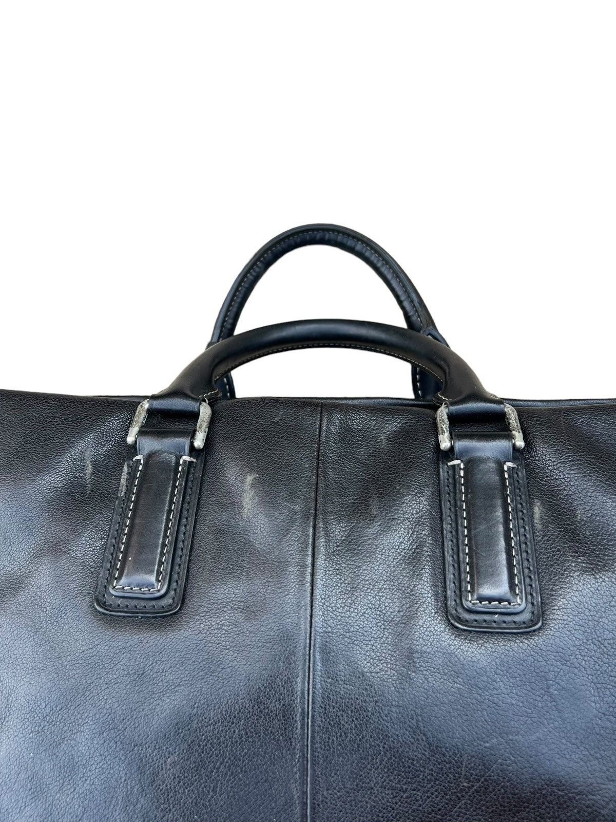 Other Vintage Tsuchiya Kaban Black Leather Briefcase Bag Size ONE SIZE - 6 Thumbnail