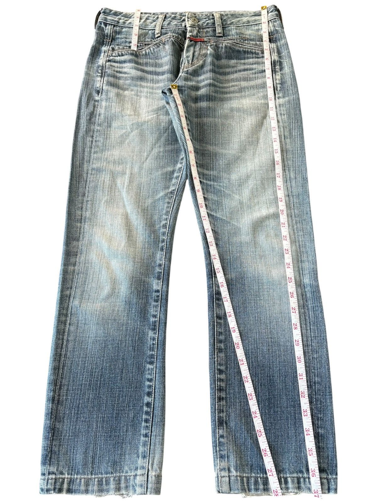 Marithe + Francois Girbaud Vintage Marithe Francois Girbaud Faded Distresses Jeans Size 31" - 7 Thumbnail