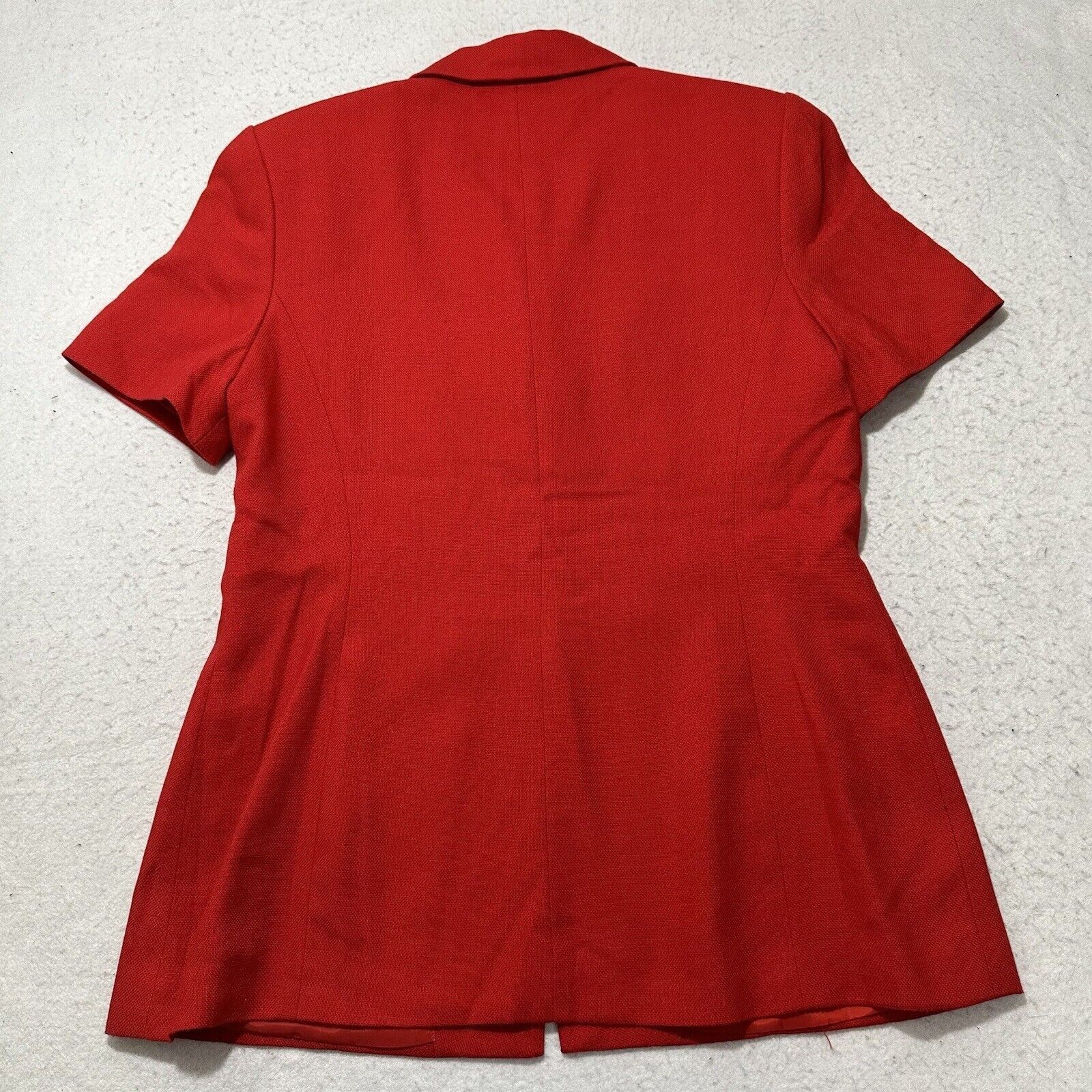 Other Kasper For A.S.L. 14 Blazer Jacket Red Button Front Coat Size XL / US 12-14 / IT 48-50 - 13 Thumbnail
