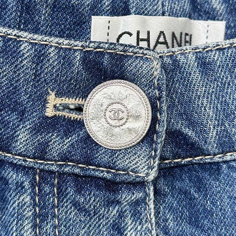 Chanel Chanel Double C full-print jeans Size 42" / US 20 - 6 Thumbnail