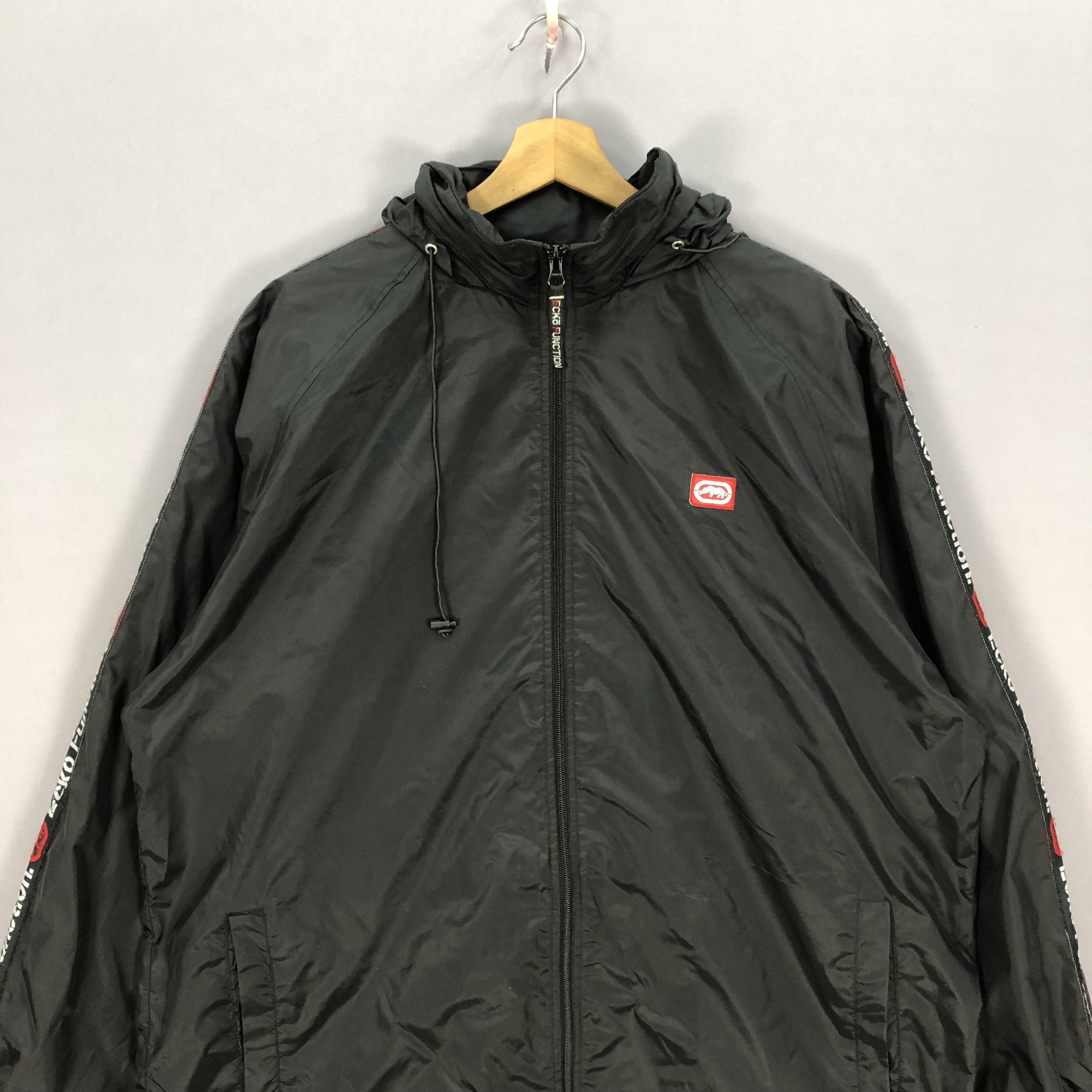Ecko Unltd. × Vintage Vintage Ecko Function Hoodie Windbreaker Nylon Jacket Size US XL / EU 56 / 4 - 6 Thumbnail