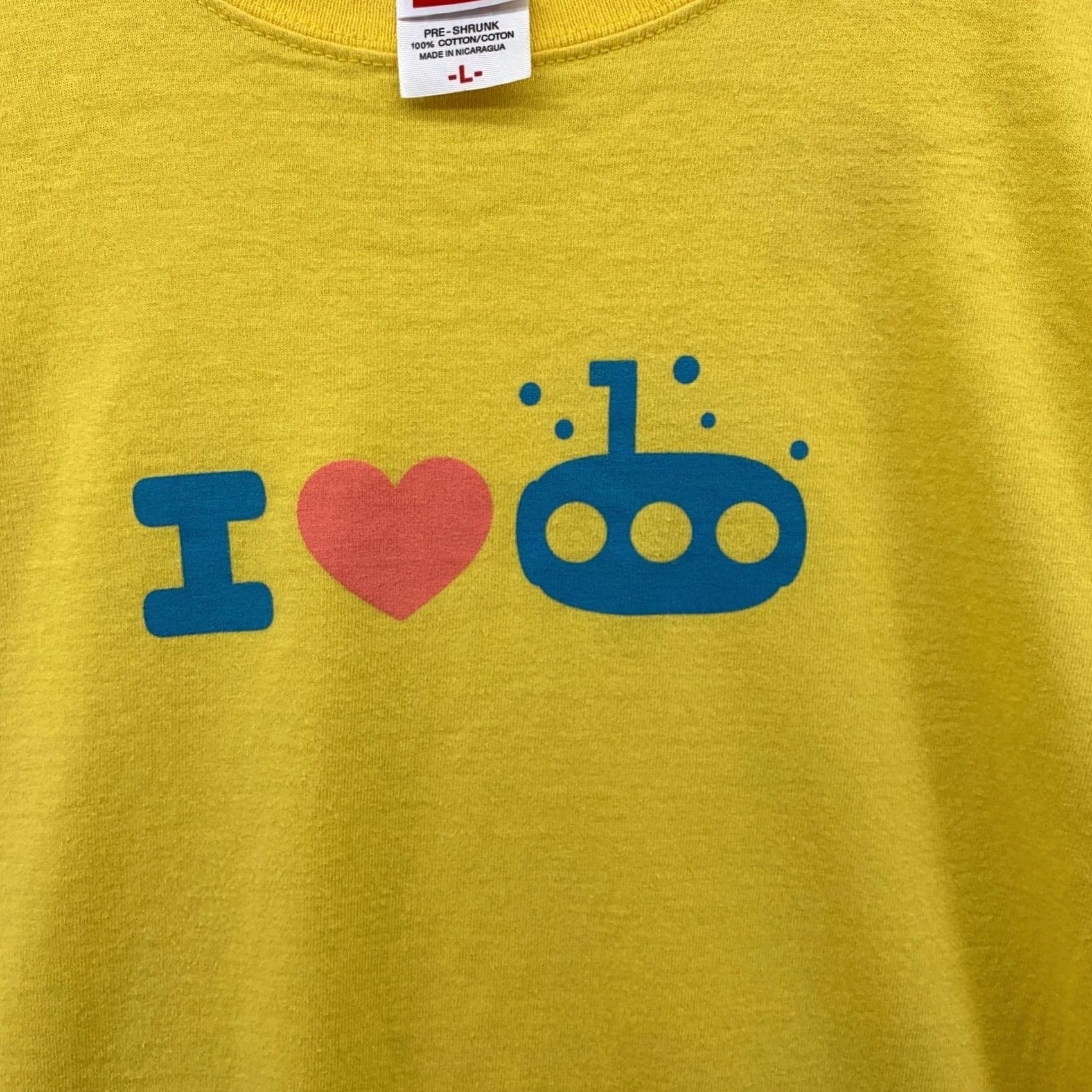 Anvil VINTAGE I Love Yellow Submarine Shirt Mens L Logo 90s Band Music T-Shirt Size US L / EU 52-54 / 3 - 7 Thumbnail