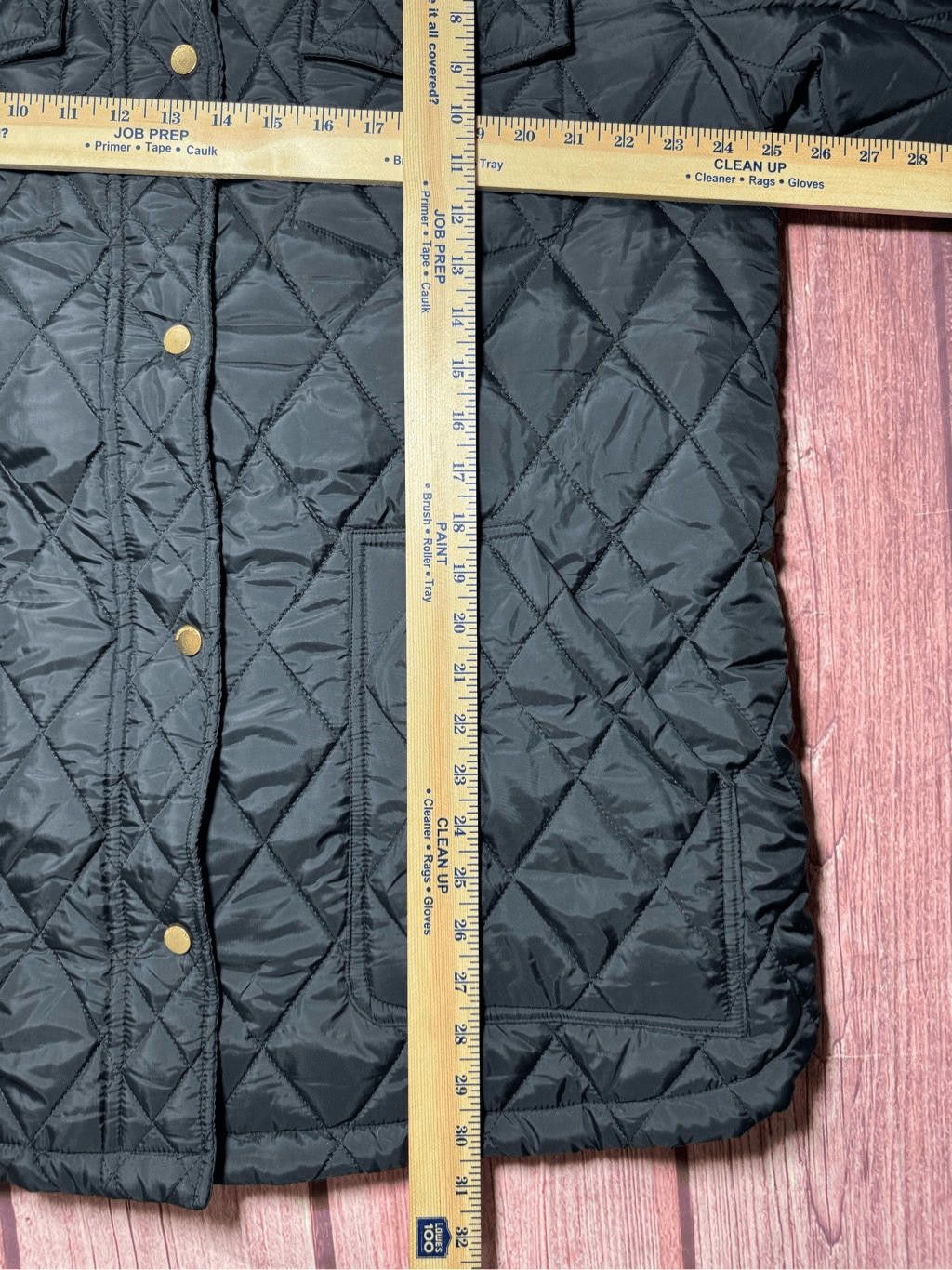 Weatherproof Weatherproof Women's Quilted Shacket Black Plus Size 1X Size XL / US 12-14 / IT 48-50 - 10 Thumbnail