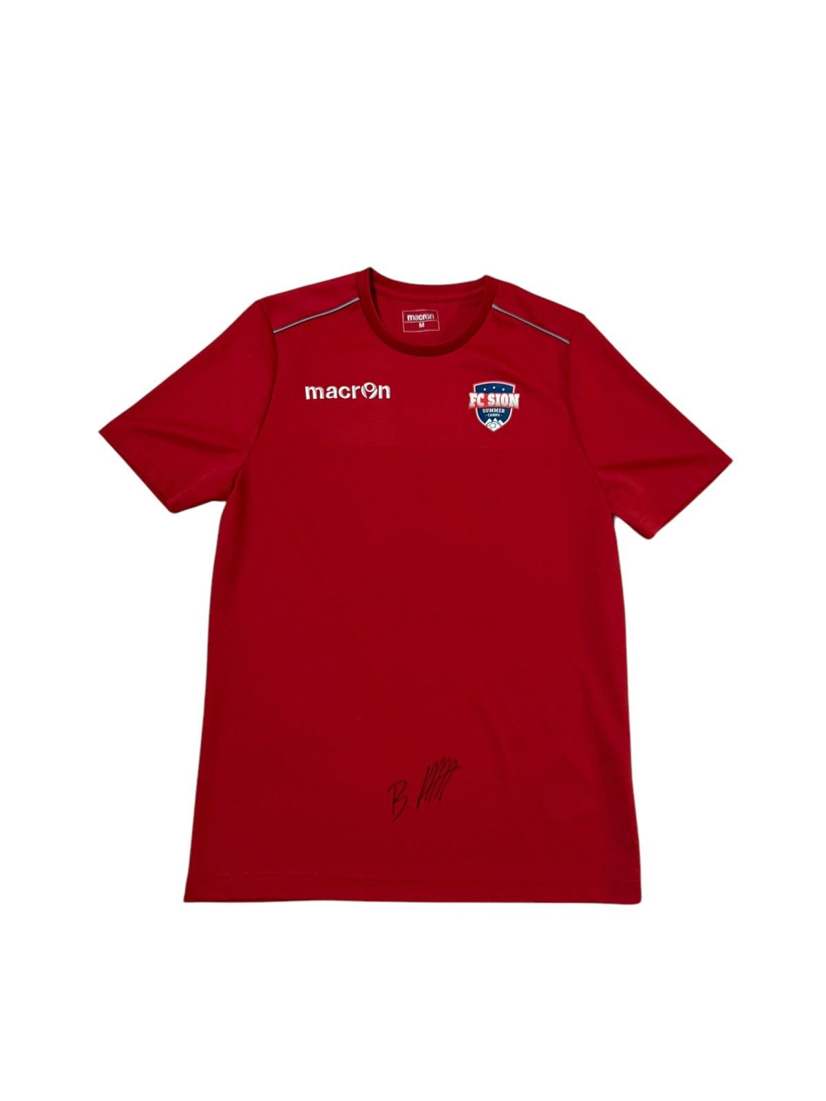 Macron Rare Macron FC Sion football home Soccer Jersey Size US M / EU 48-50 / 2 - 1 Thumbnail