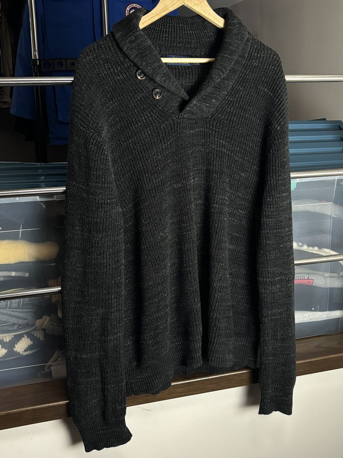 Polo Ralph Lauren Polo Ralph Lauren Knitted Sweater Vintage Size US XL / EU 56 / 4 - 2 Thumbnail