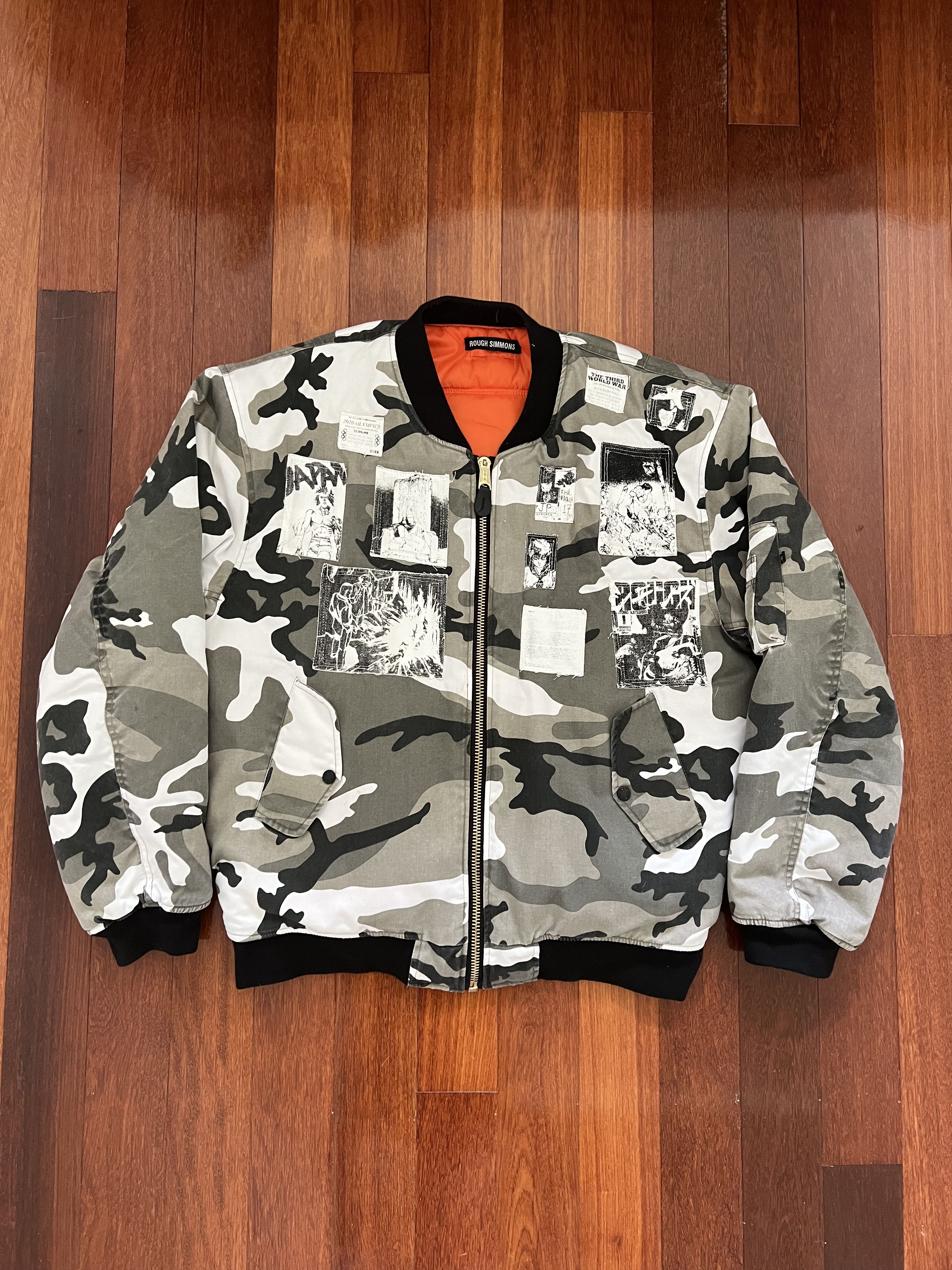 Fostex Garments × Rough Simmons 💚 2021 Rough Simmons Akira Neo Tokyo Bomber Black/White Size US L / EU 52-54 / 3 - 3 Thumbnail