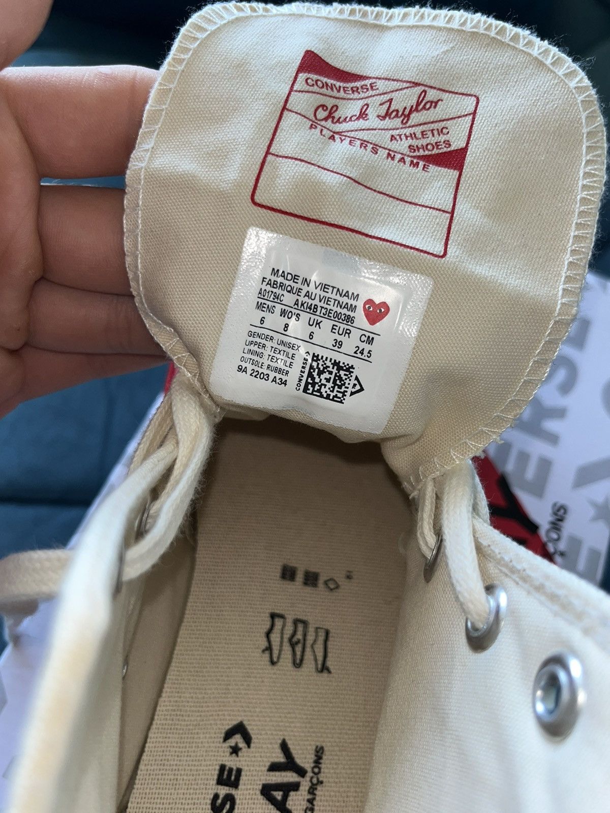 CDG by Comme des Garcons × Comme des Garcons × Converse Comme des garçon&converse Size US 6 / EU 39 - 10 Thumbnail