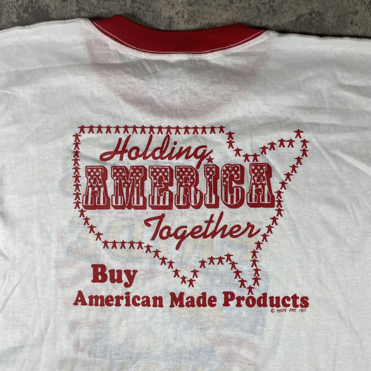 Other America union pride Vintage 90s tshirt Size US XL / EU 56 / 4 - 6 Thumbnail