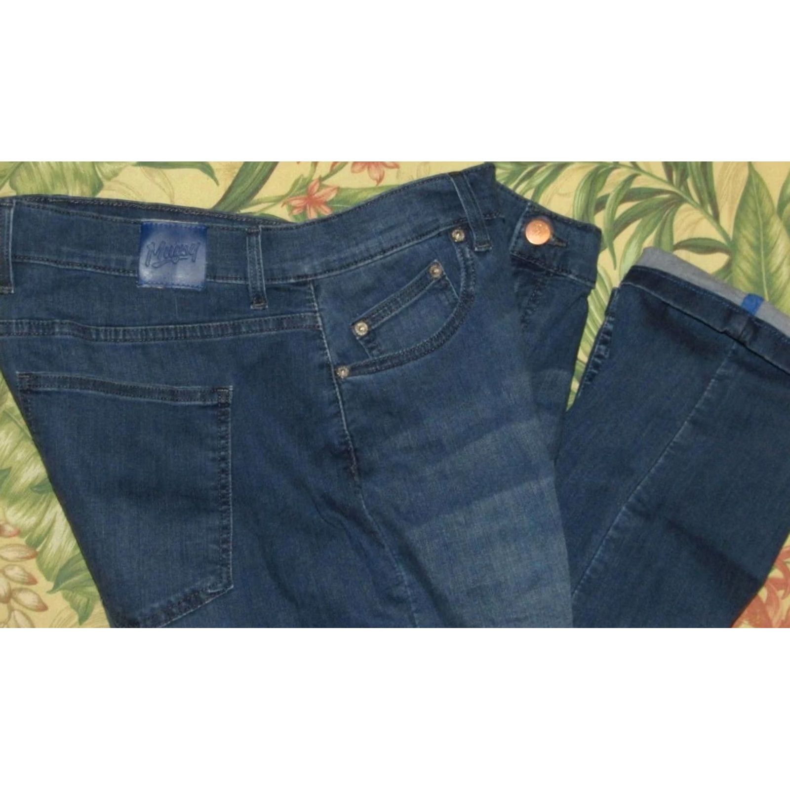 Denime MUGSY Lake Shores Denim Jeans 40 x 30 Denim Jeans Men 40 Inseam 30 Blue Straight 40x30 Mens Size US 40 / EU 56 - 2 Thumbnail