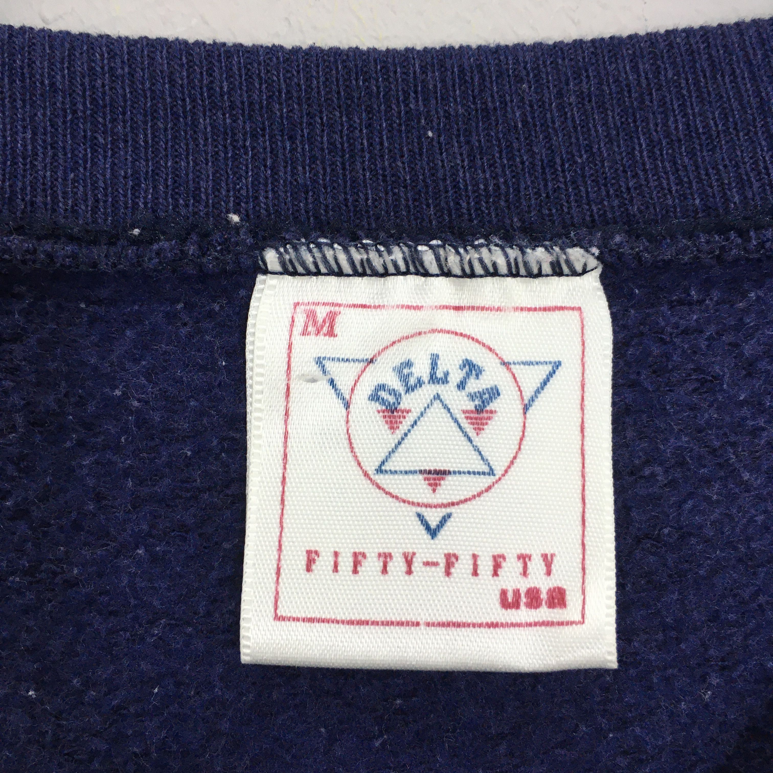 Vintage Vintage 90s University Of Hawaii Blue Sweatshirt Medium Size US M / EU 48-50 / 2 - 5 Thumbnail