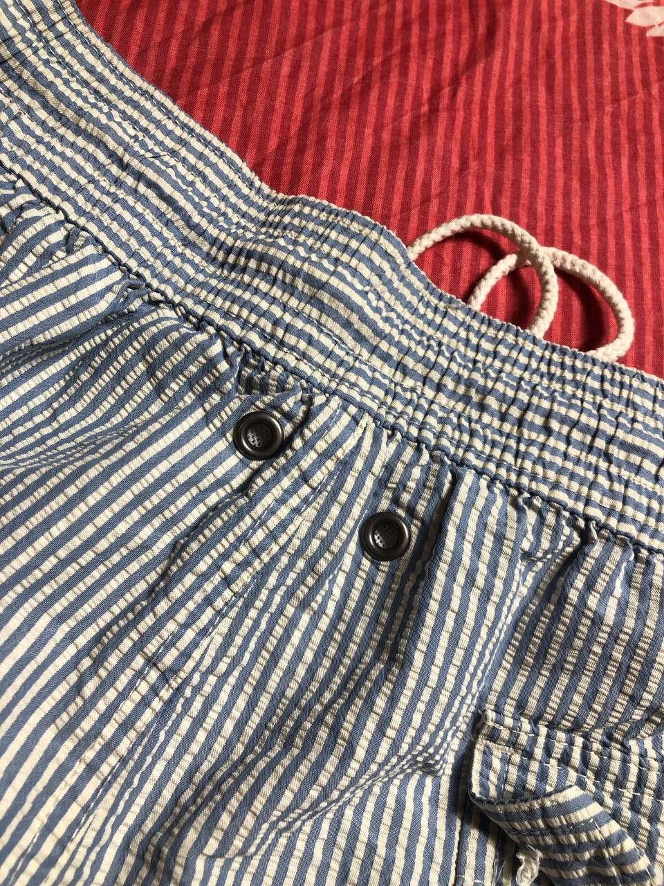 Polo Ralph Lauren × Vintage Vintage Y2K Polo Sport Striped Baggies Nylon Shorts Size US 34 / EU 50 - 10 Thumbnail