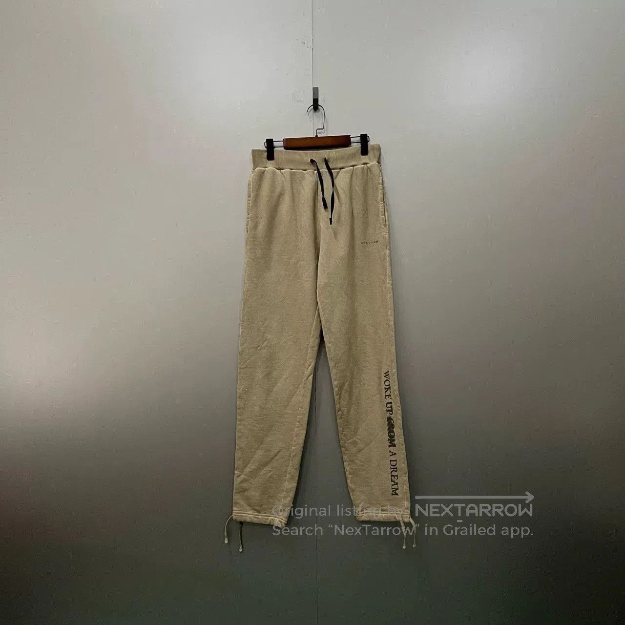 1017 ALYX 9SM khaki logo drawstring long pants. Size US 30 / EU 46 - 1 Thumbnail
