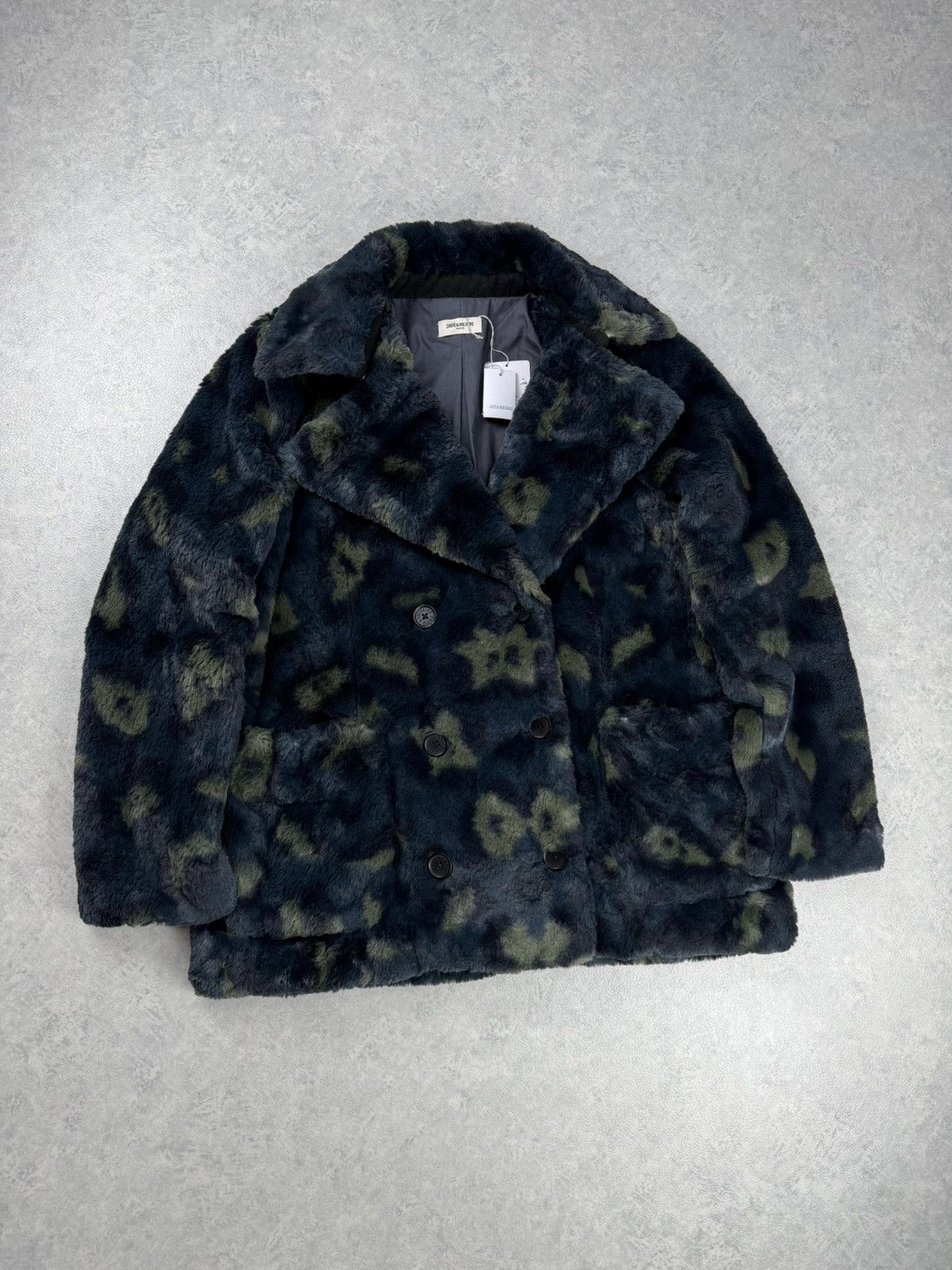 Zadig & Voltaire Zadig & Voltaire Miles Leo Leopard Print Faux Fur Coat Size L / US 10 / IT 46 - 7 Thumbnail