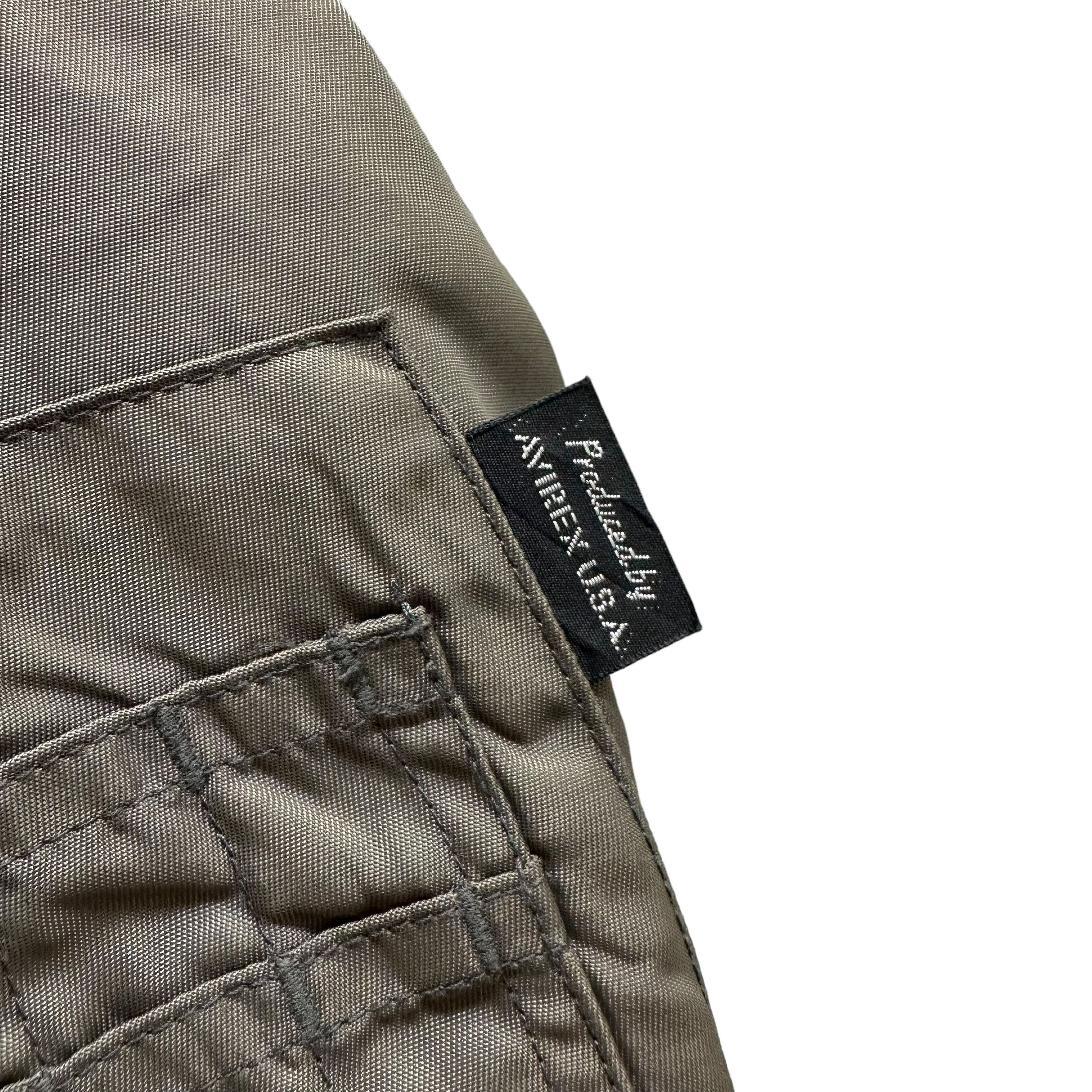 Avirex AVIREX USA Big Logo Junior MA-1 Bomber Jacket #A42-0949 Size US XXS / EU 40 - 6 Thumbnail