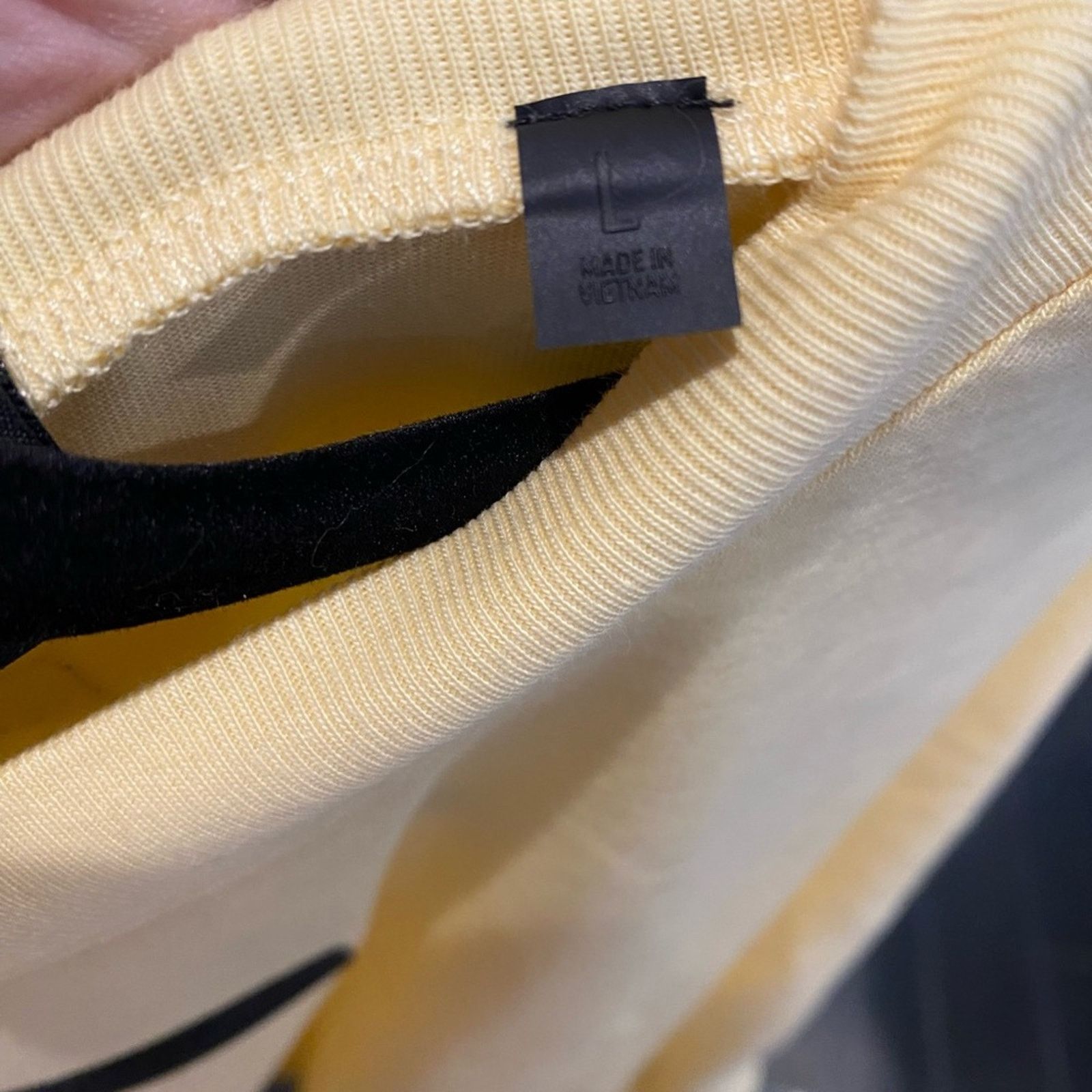 Fear of God FEAR OF GOD ESSENTIAL Slogo appliqué cotton T-Shirt Yellow L Size US L / EU 52-54 / 3 - 7 Thumbnail