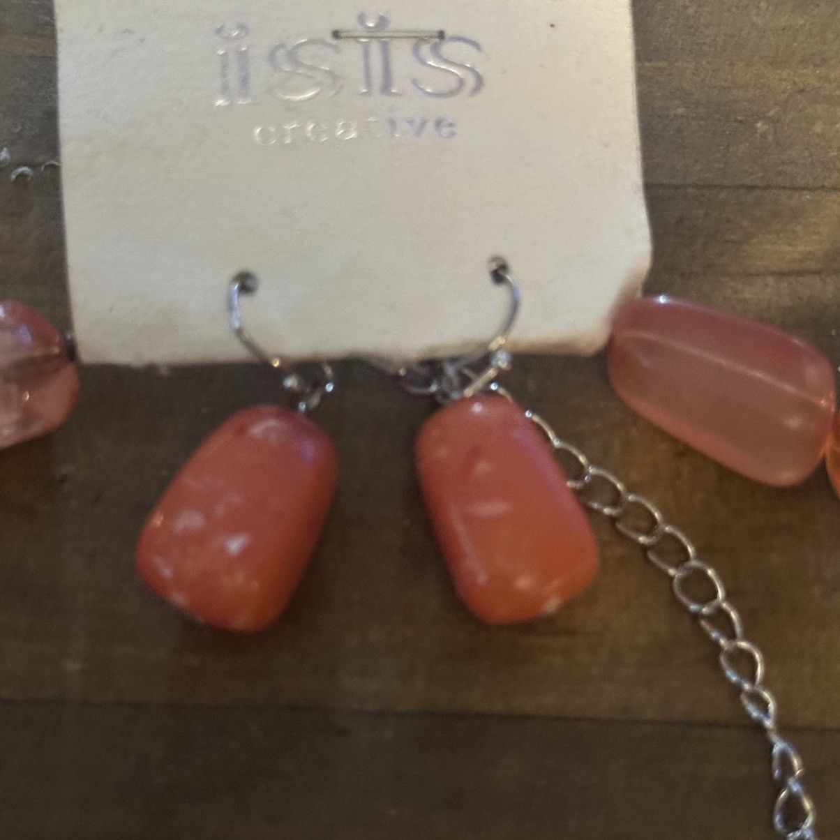 Other Isis chunky lucite bead necklace and earrings set Size ONE SIZE - 6 Thumbnail