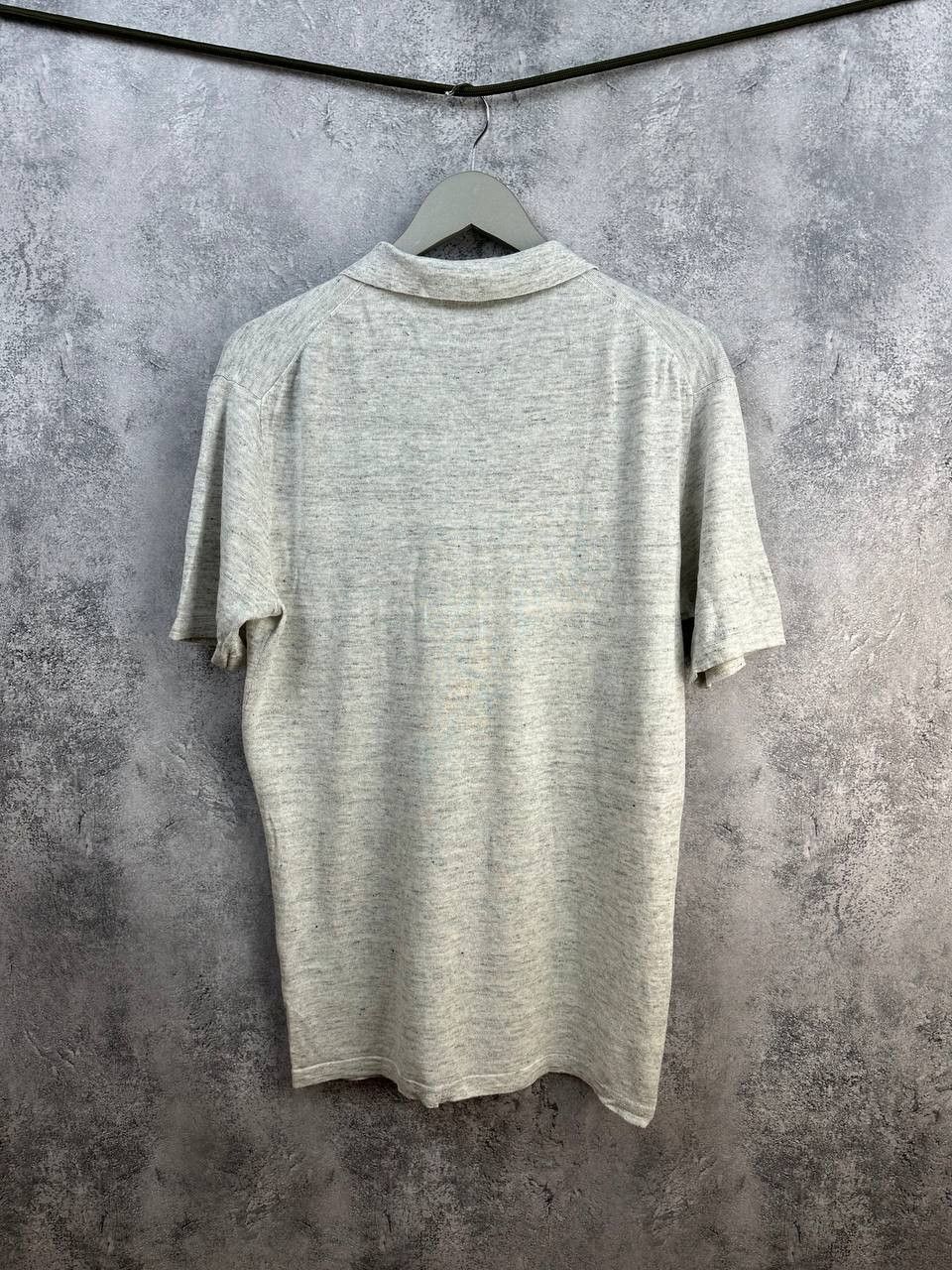 Other John Henric Sweden Polo Shirt Linen Cotton Knit Light SS Size US M / EU 48-50 / 2 - 2 Thumbnail