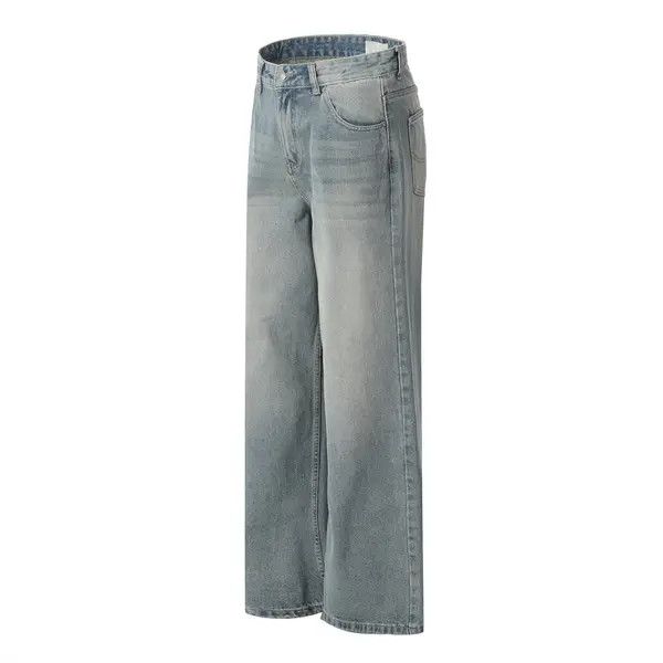VIBE American retro loose casual distressed simple jeans Size US 32 / EU 48 - 2 Thumbnail