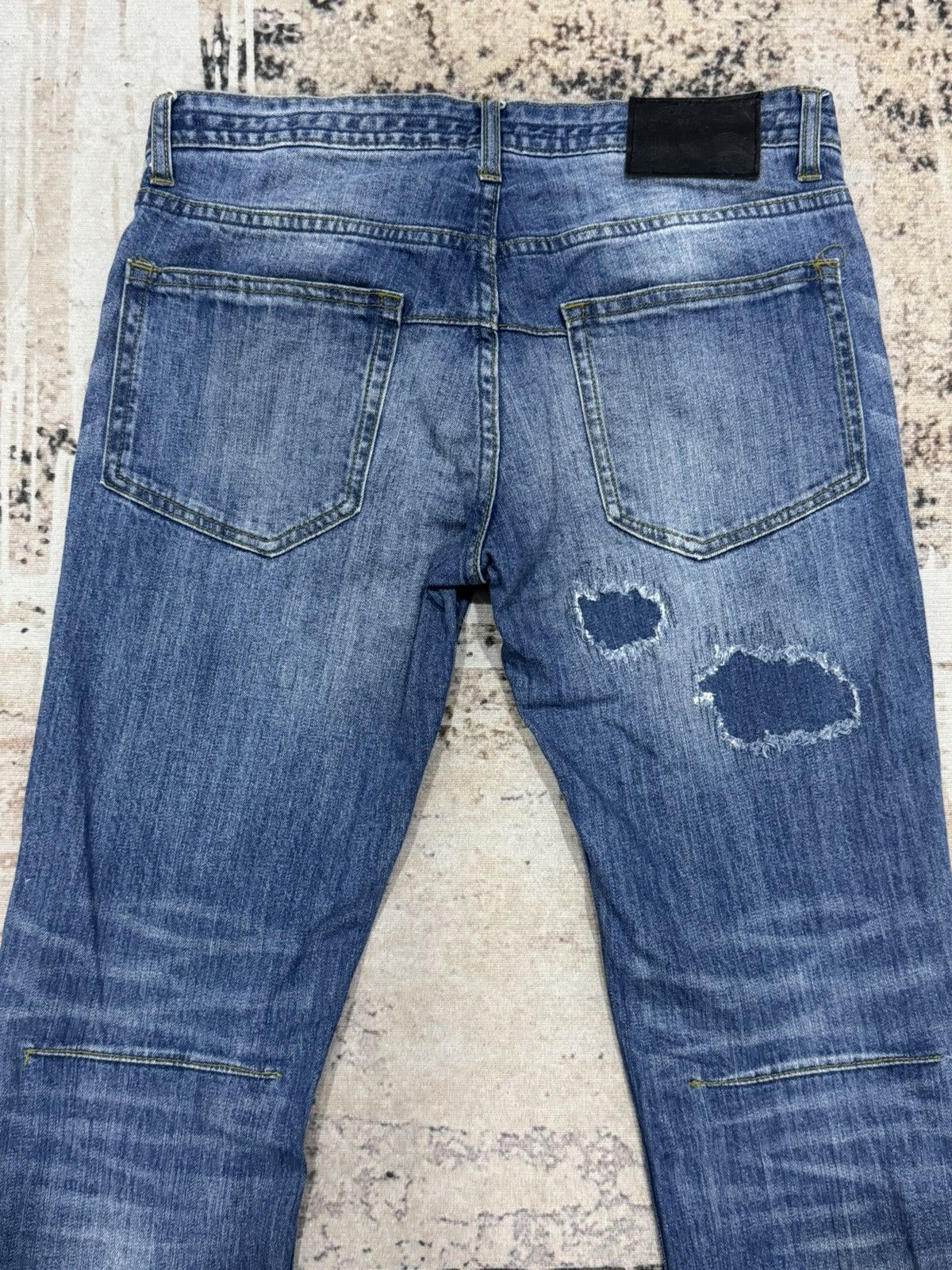 Japanese Brand NumberNine X Nano universe distress denim jeans Size US 30 / EU 46 - 19 Thumbnail