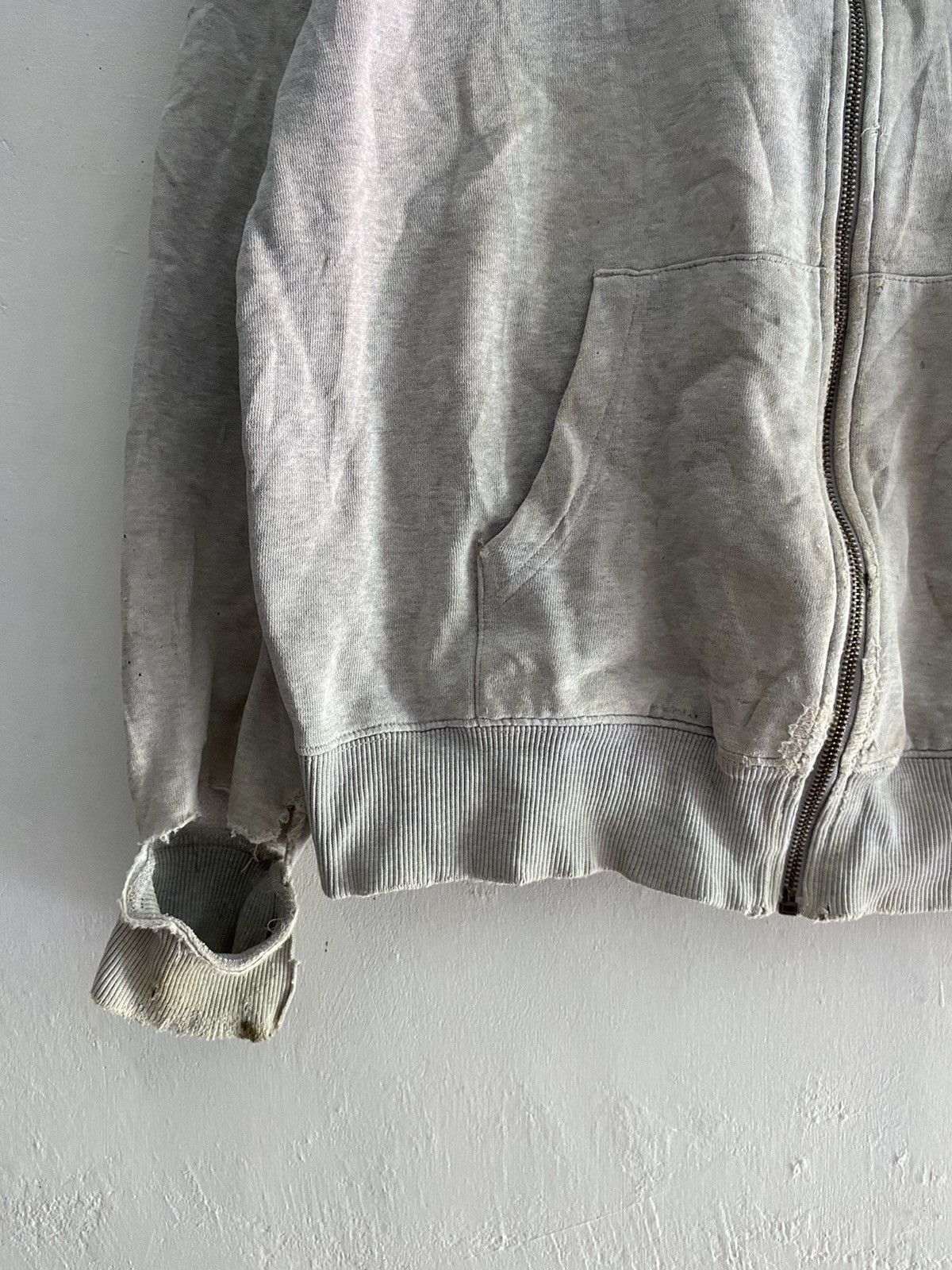 Oshkosh × Vintage 1980s oshkosh destroyed grunge hoodie Size US M / EU 48-50 / 2 - 3 Thumbnail
