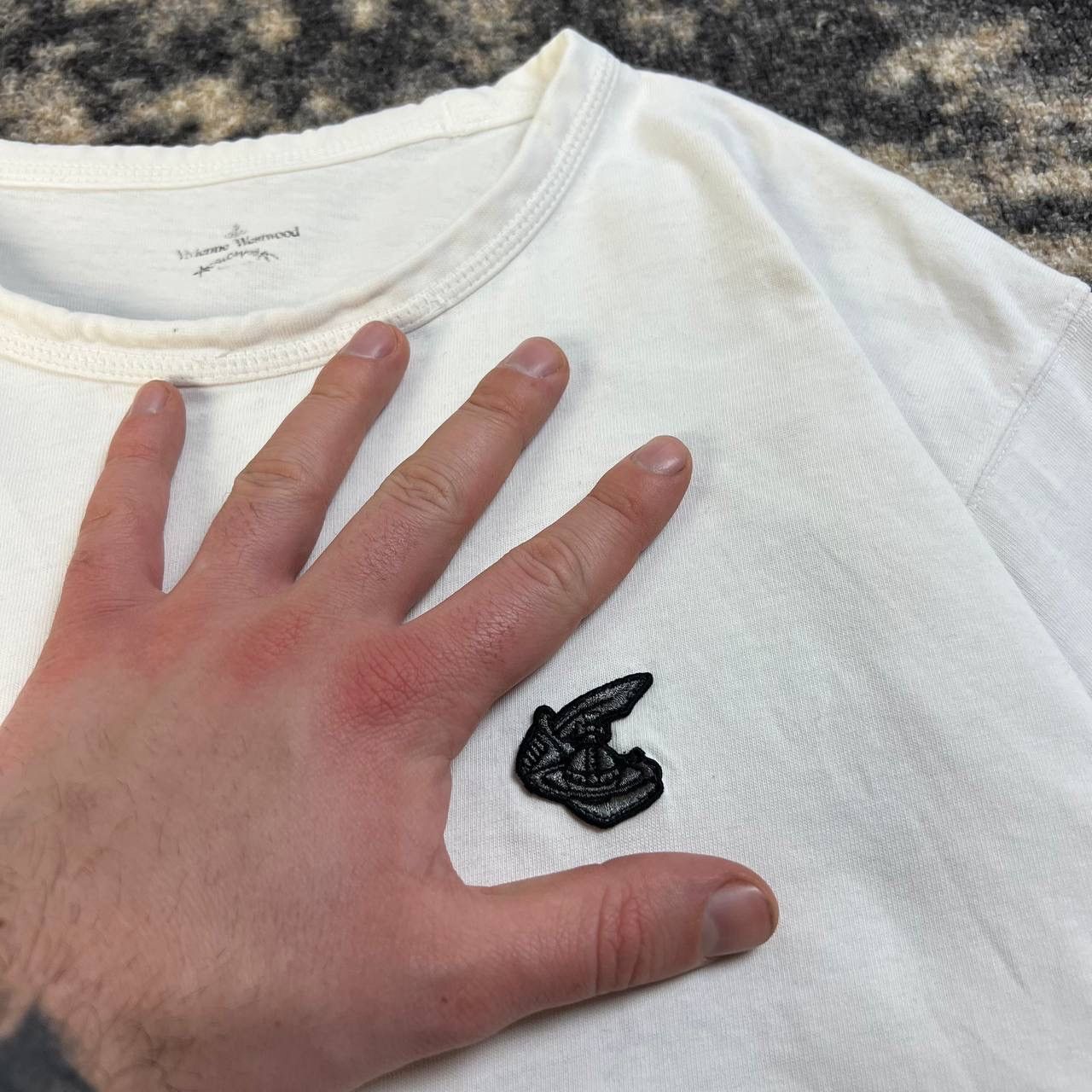 Vivienne Westwood Vivienne Westwood Anglomania Luxury Mini Logo T-Shirt 1TS110 Size US L / EU 52-54 / 3 - 3 Thumbnail