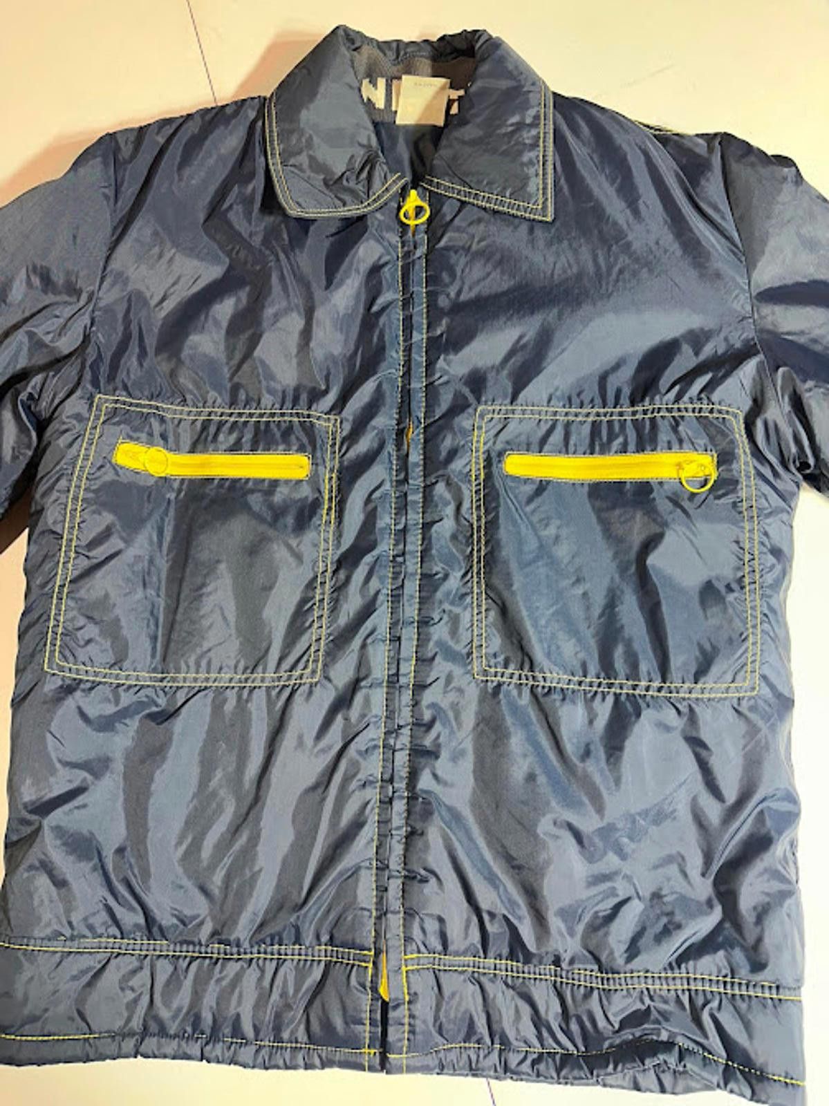 Hang Ten Vintage Hang Ten Zip Windbreaker Jacket Blue Yellow Size US M / EU 48-50 / 2 - 1 Thumbnail
