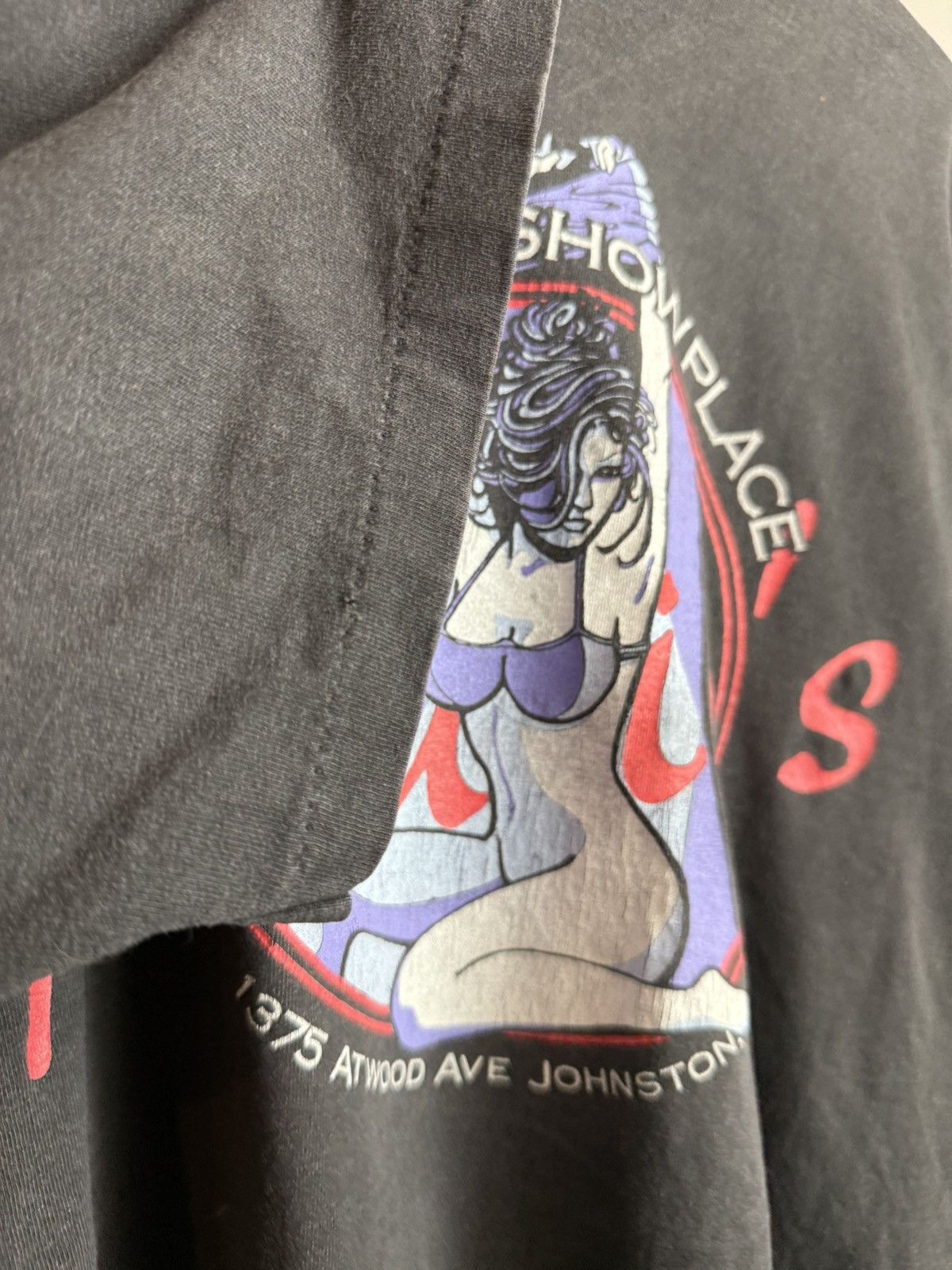 Vintage Stripper 90s vintage tee Size US XL / EU 56 / 4 - 4 Thumbnail