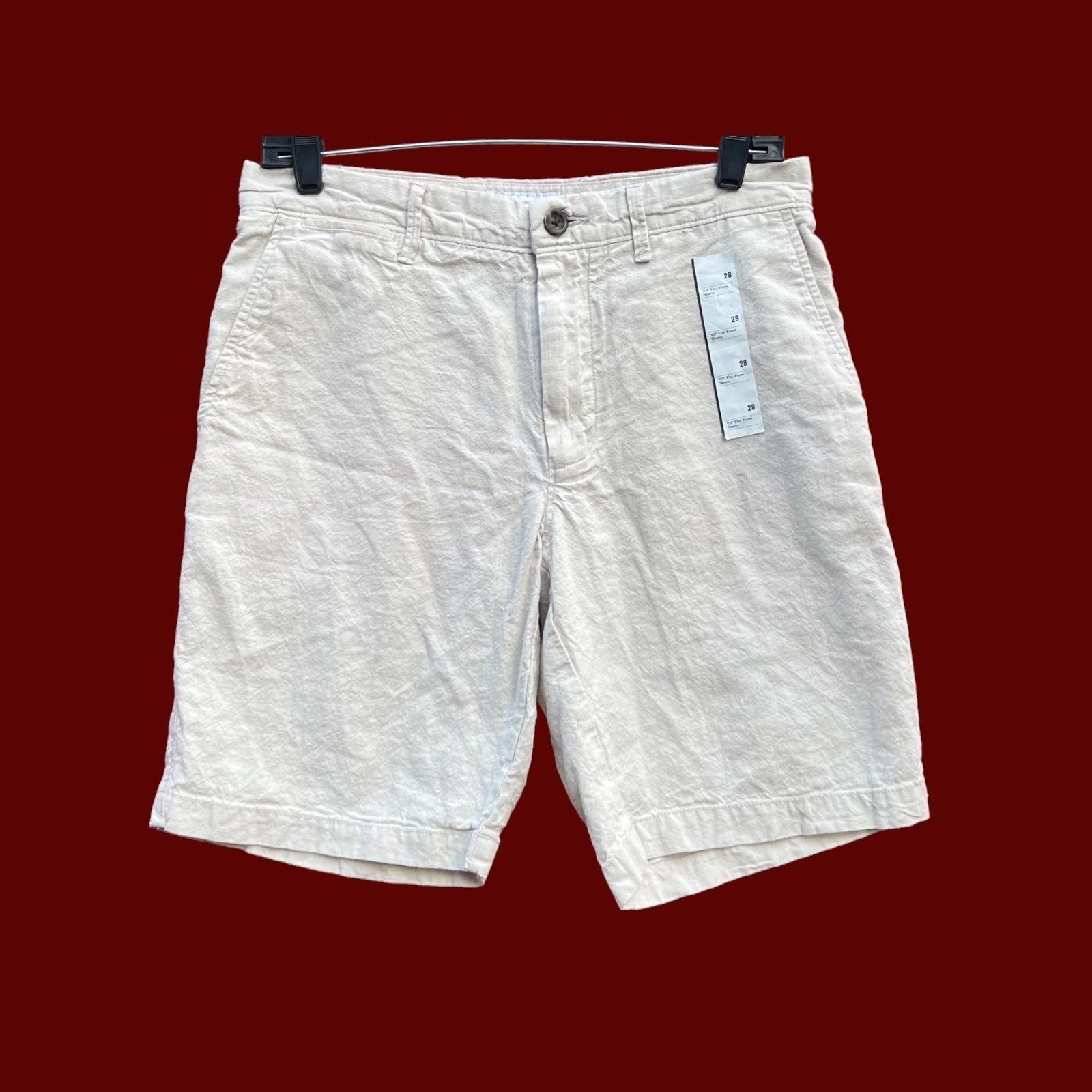 Other GoodFellow - Men's Flat Frint Short - 9" Inseam - Beige - 28 Size US 28 / EU 44 - 1 Thumbnail