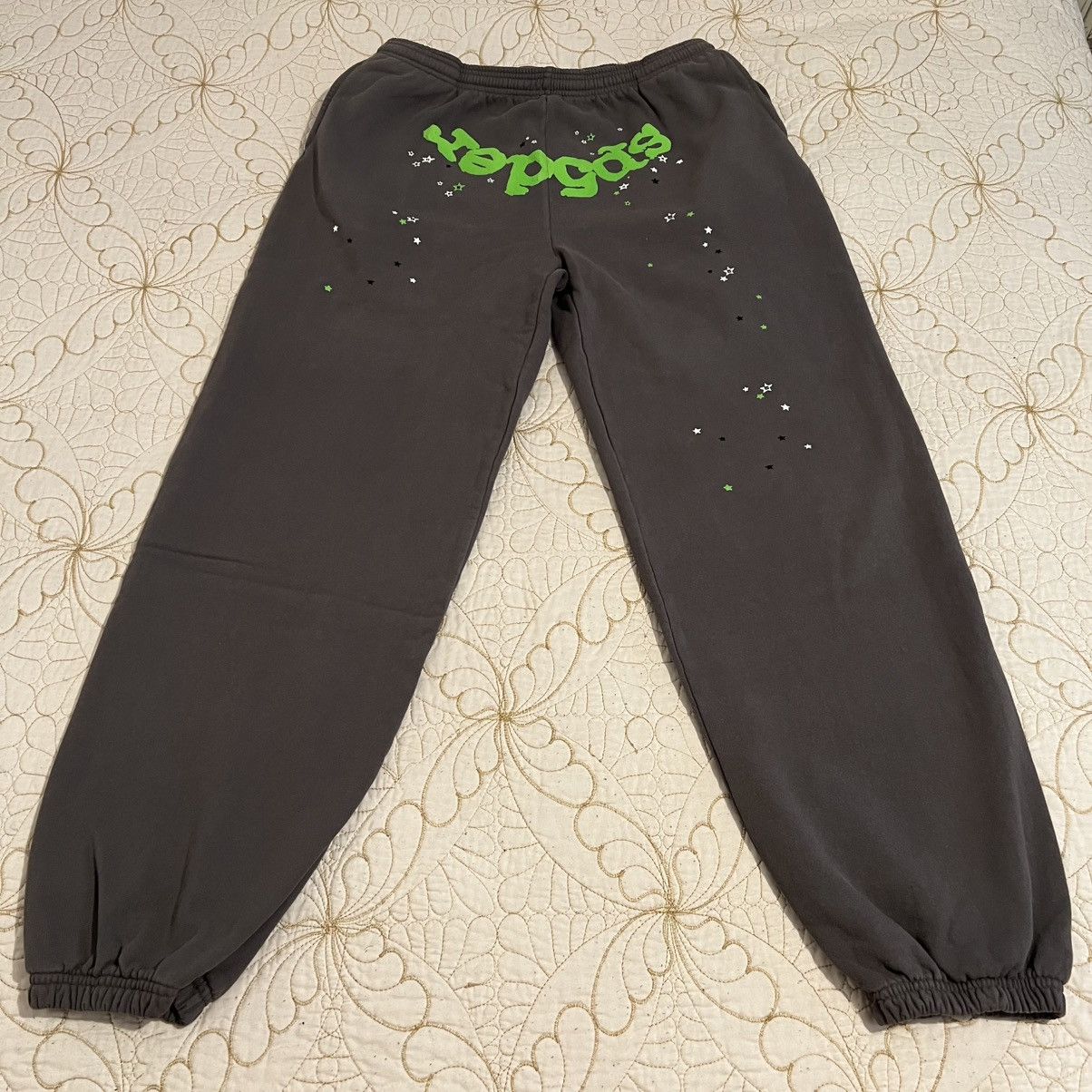 Sp5der Young Thug SP5DER WAIT WEB SWEATPANTS SIZE MEDIUM Size US 33 - 2 Thumbnail
