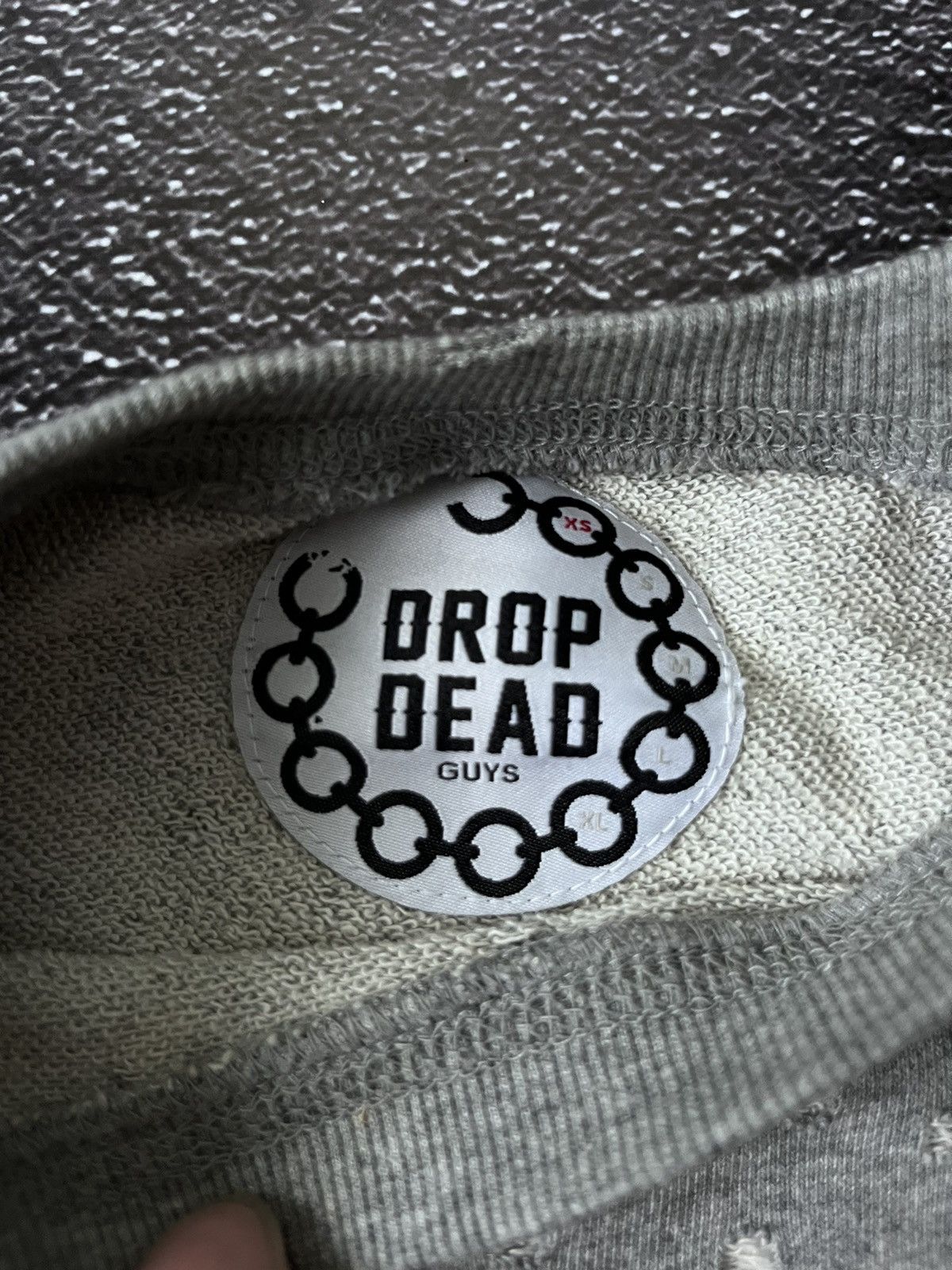 Drop Dead Clothing Vintage Drop Dead Distressed Grey sweatshirt Size US XS / EU 42 / 0 - 9 Thumbnail