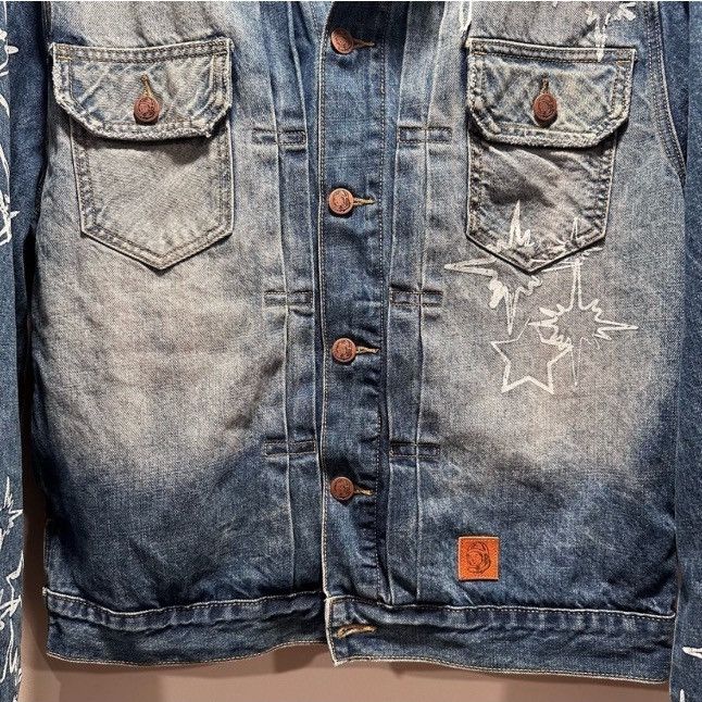 Billionaire Boys Club Billionaire Boys Club Button Up Stars Faded Wash Distressed Size US M / EU 48-50 / 2 - 6 Thumbnail