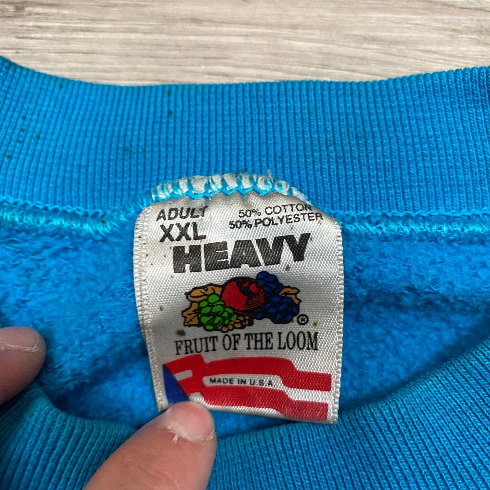 Fruit Of The Loom × Vintage Vintage 80s Big Bear California Ski Crew Sweatshirt Mens 2XL Size US XXL / EU 58 / 5 - 6 Thumbnail