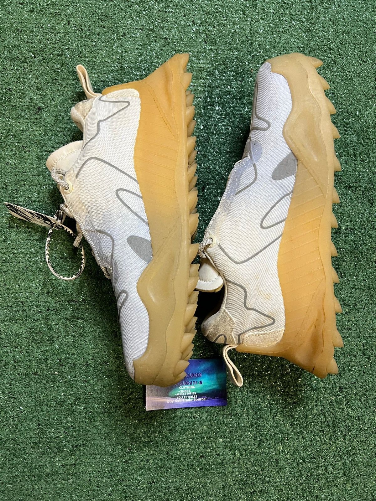 Off-White Off-White ODSY-1000 lilac beige size 10men/11.5women(EU 43) Size US 11.5 / EU 44-45 - 4 Thumbnail