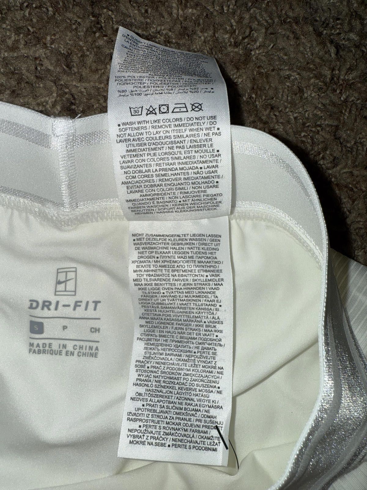 Nike Nike Womens Court Slam Dri-Fit Tennis Skort Skirt Sample Size 28" / US 6 / IT 42 - 4 Thumbnail