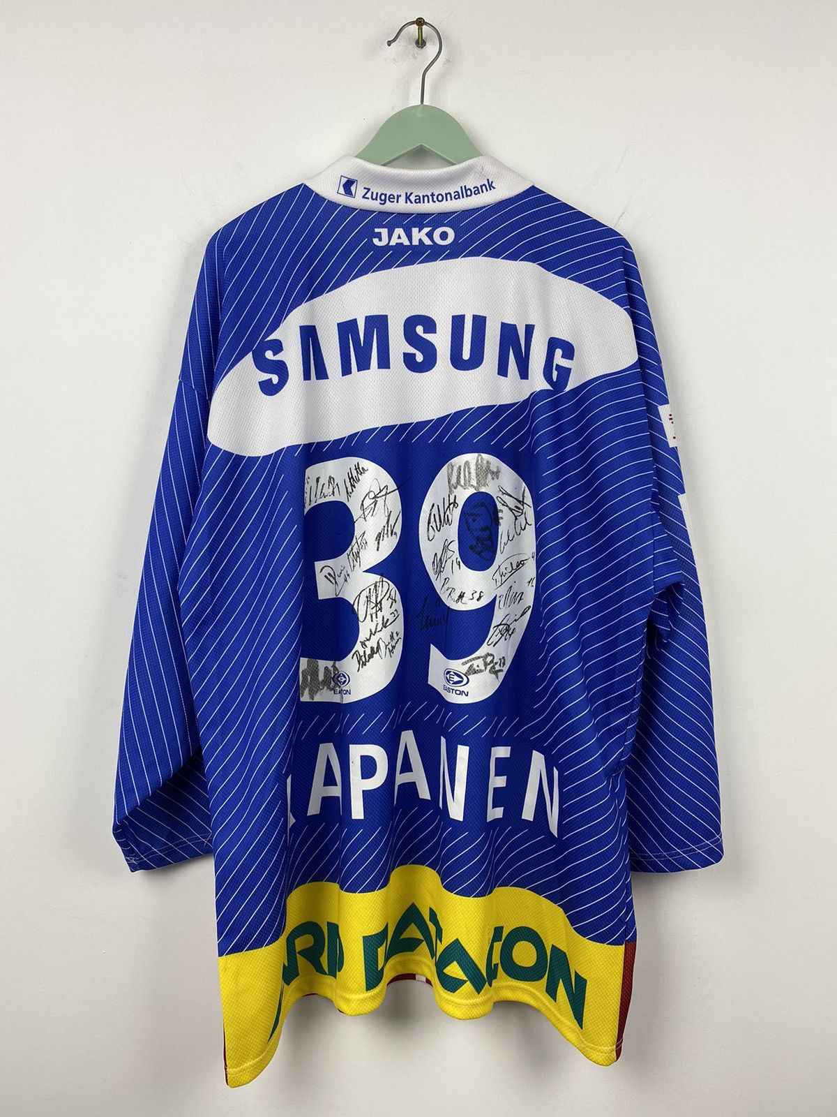 Other EVZ EV ZUG Kapanen Signature Switzerland Ice Hockey Jersey Size US M / EU 48-50 / 2 - 8 Thumbnail