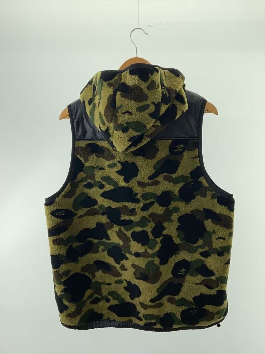 Bape Bape 1st Camo Boa Fleece Hooded Vest jacket coat Size US XL / EU 56 / 4 - 2 Thumbnail