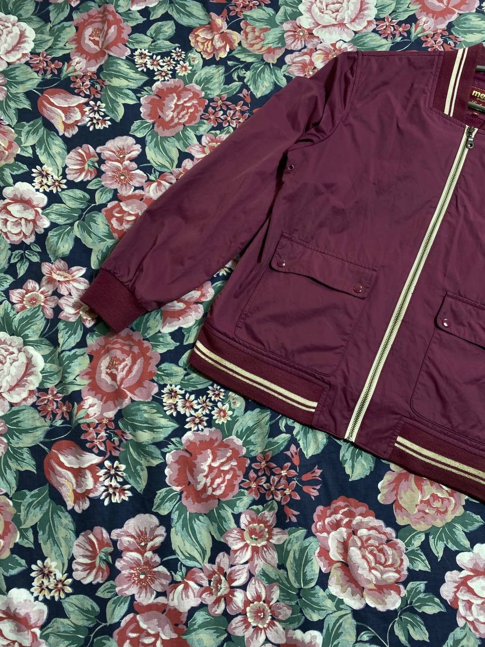 Merc × Vintage MERC London England Campbell jacket Burgundy SIZE Mlight Size US M / EU 48-50 / 2 - 4 Thumbnail