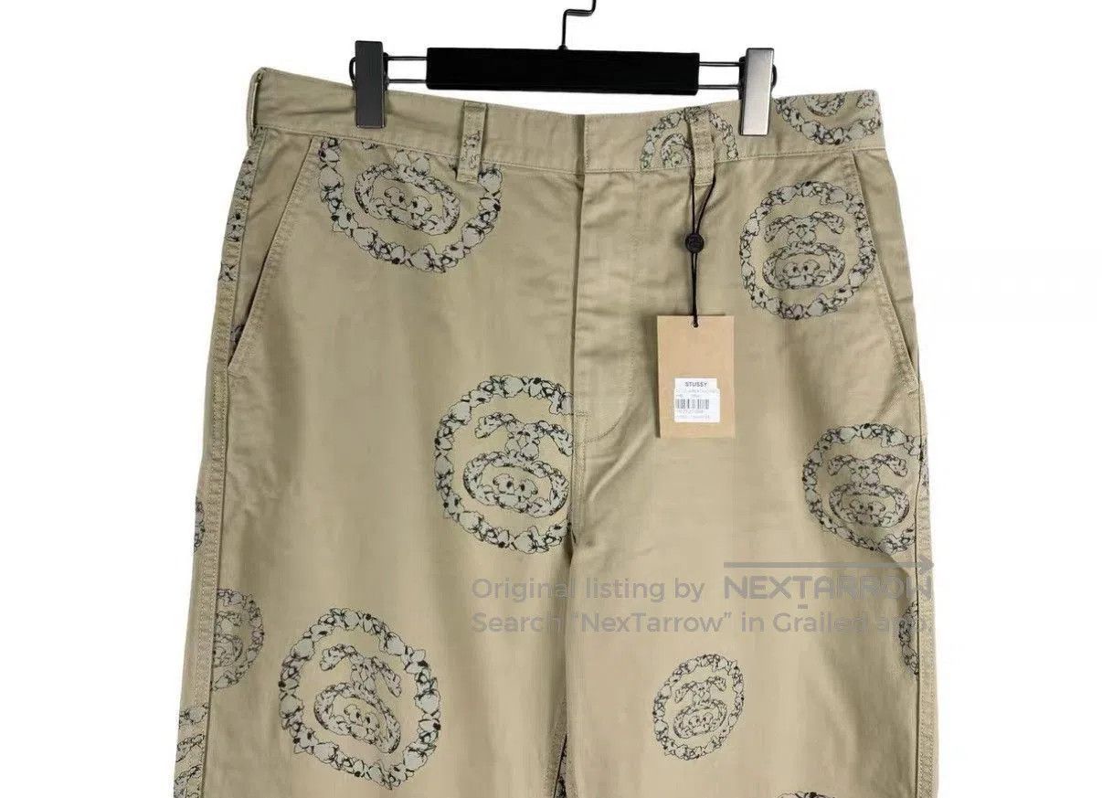 Stussy Beige Patterned Casual Pants Size 34. Size US 34 / EU 50 - 3 Thumbnail