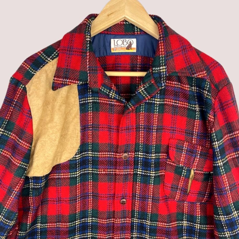 Pendleton VINTAGE Pendleton Lobo Shooting Shirt Mens Large Red Tartan Flannel Button Up Size US L / EU 52-54 / 3 - 1 Thumbnail