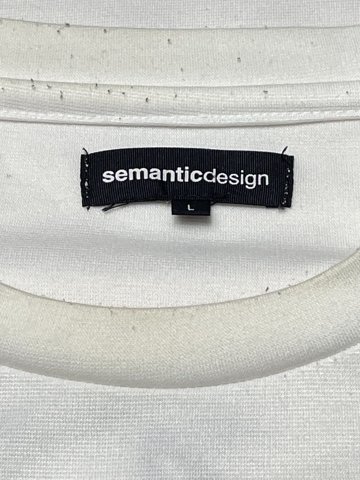 Japanese Brand × Vintage × semanticdesign Vintage Japanese Brand Semantic Design T-Shirt 2000s Size US L / EU 52-54 / 3 - 8 Thumbnail