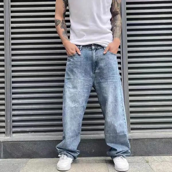 Japanese Brand VIBE Street hip hop washed vintage jeans Size US 32 / EU 48 - 4 Thumbnail