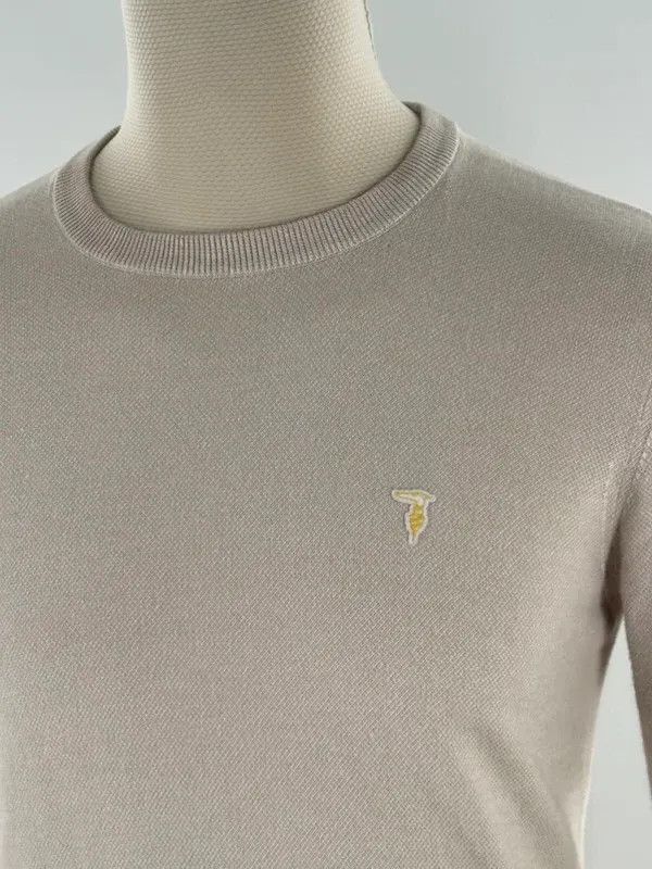 Trussardi Maglione Trussardi Uomo Girocollo Beige Taglia S Size US S / EU 44-46 / 1 - 4 Thumbnail