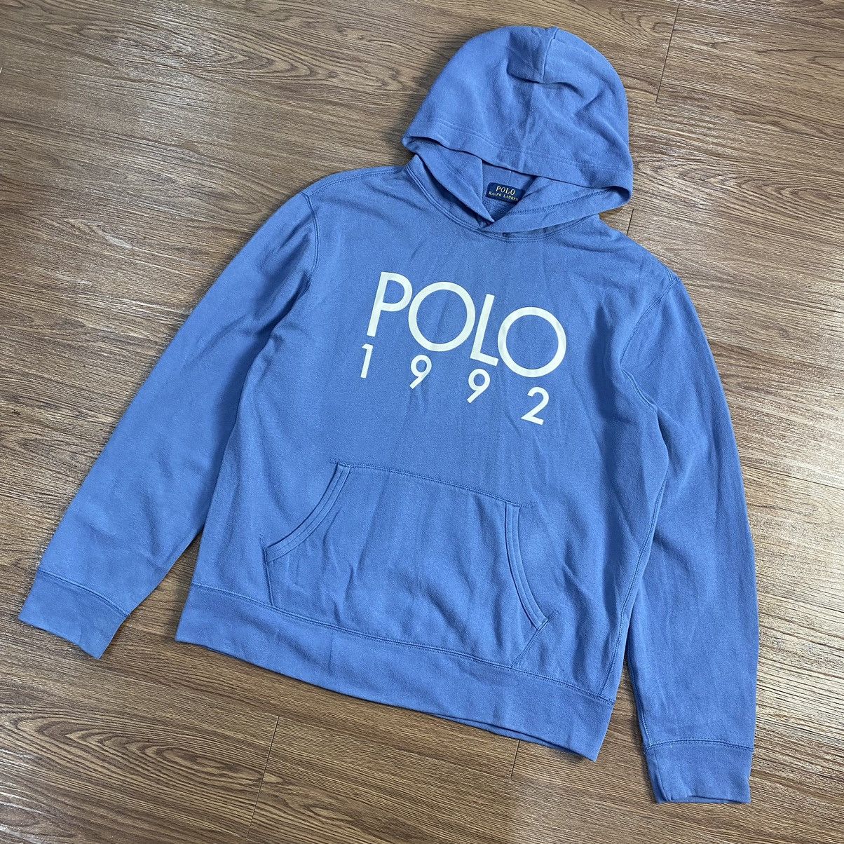Polo Ralph Lauren Polo Ralph Lauren 1992 Hoodie Sweatshirt Size US L / EU 52-54 / 3 - 1 Thumbnail