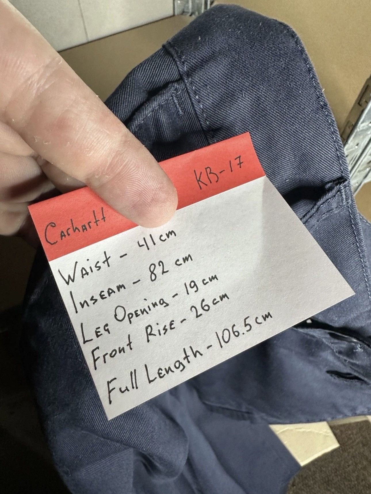 Carhartt Carhartt Station Pant Navy Blue Chino Trousers 30x32 Size US 30 / EU 46 - 6 Thumbnail
