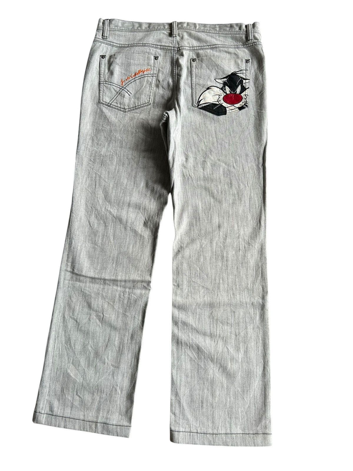 If Six Was Nine × Jean Charles De Castelbajac × Le Grande Bleu (L.G.B.) CASTELBAJAC MADE IN JAPAN DENIM JEANS Size US 36 / EU 52 - 4 Thumbnail
