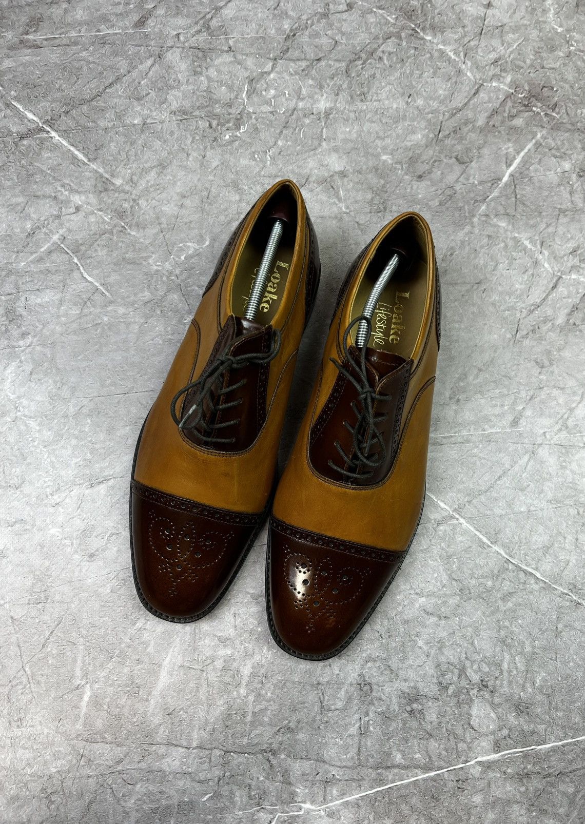 Loake Loake Lifestyle Leather Oxford Brogue Shoes Men's Size US 11.5 / EU 44-45 - 5 Thumbnail