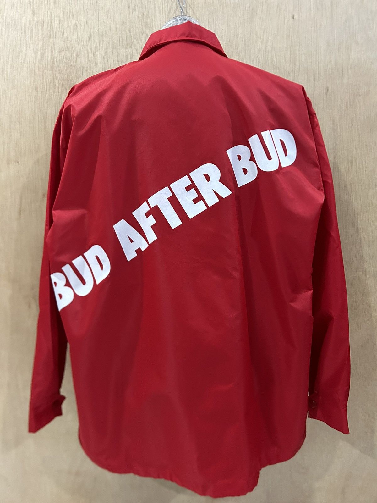 Budweiser Vintage 1990s Budweiser Bud After Bud Heavy Jacket Size US L / EU 52-54 / 3 - 2 Thumbnail